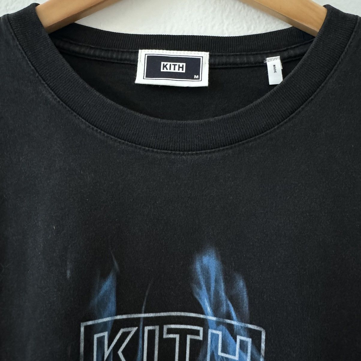 Kith Kith Butane Flames Box Logo Tee | Grailed