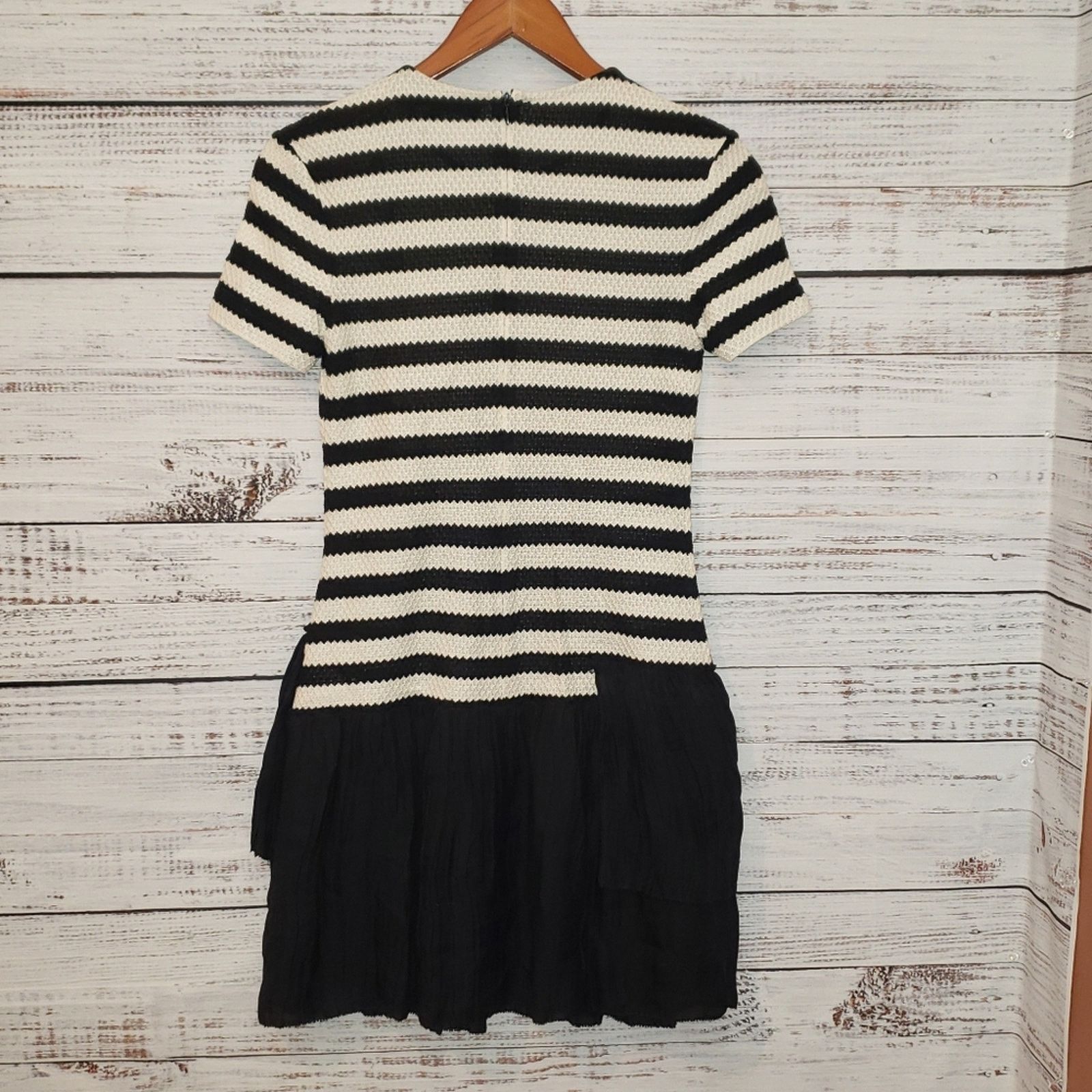 THAKOON EUC Thakoon black and white cotton/silk midi dress. SZ 0 Size XS / US 0-2 / IT 36-38 - 8 Thumbnail