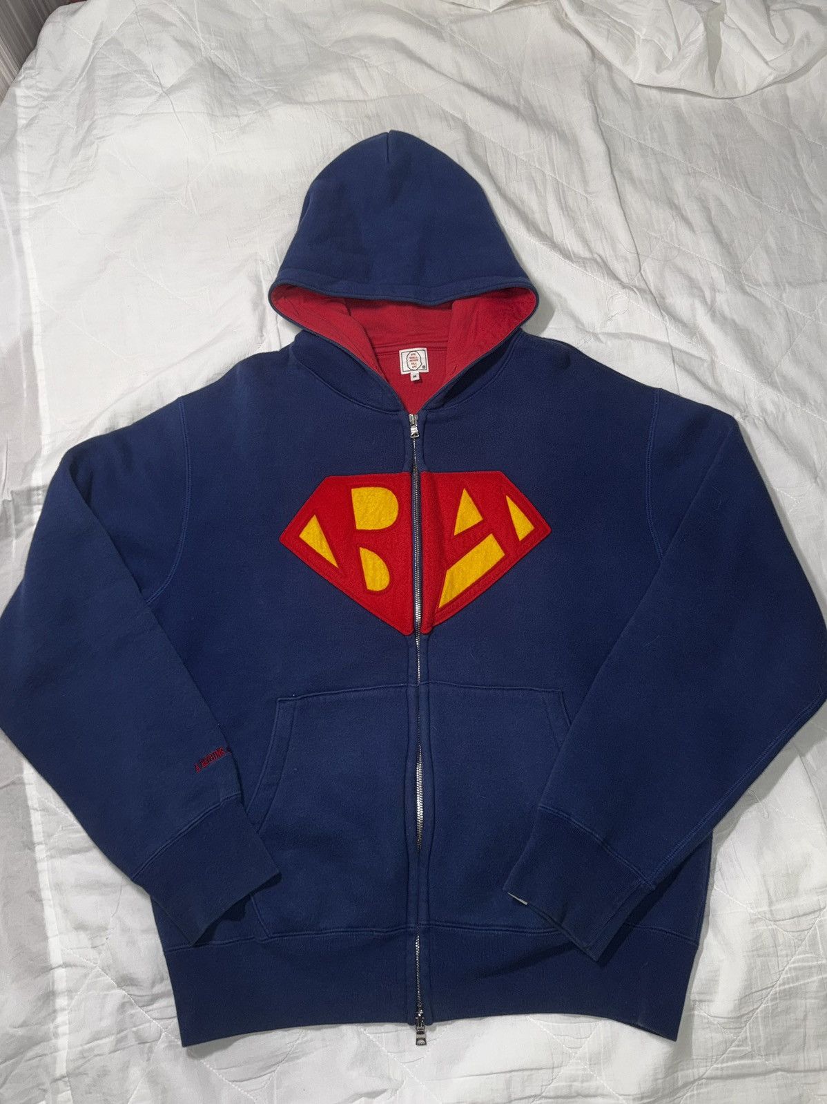 Bape OG BAPE x DC Superman Zip Hoodie NIGO Era Made in Japan Size US M / EU 48-50 / 2 - 1 Thumbnail