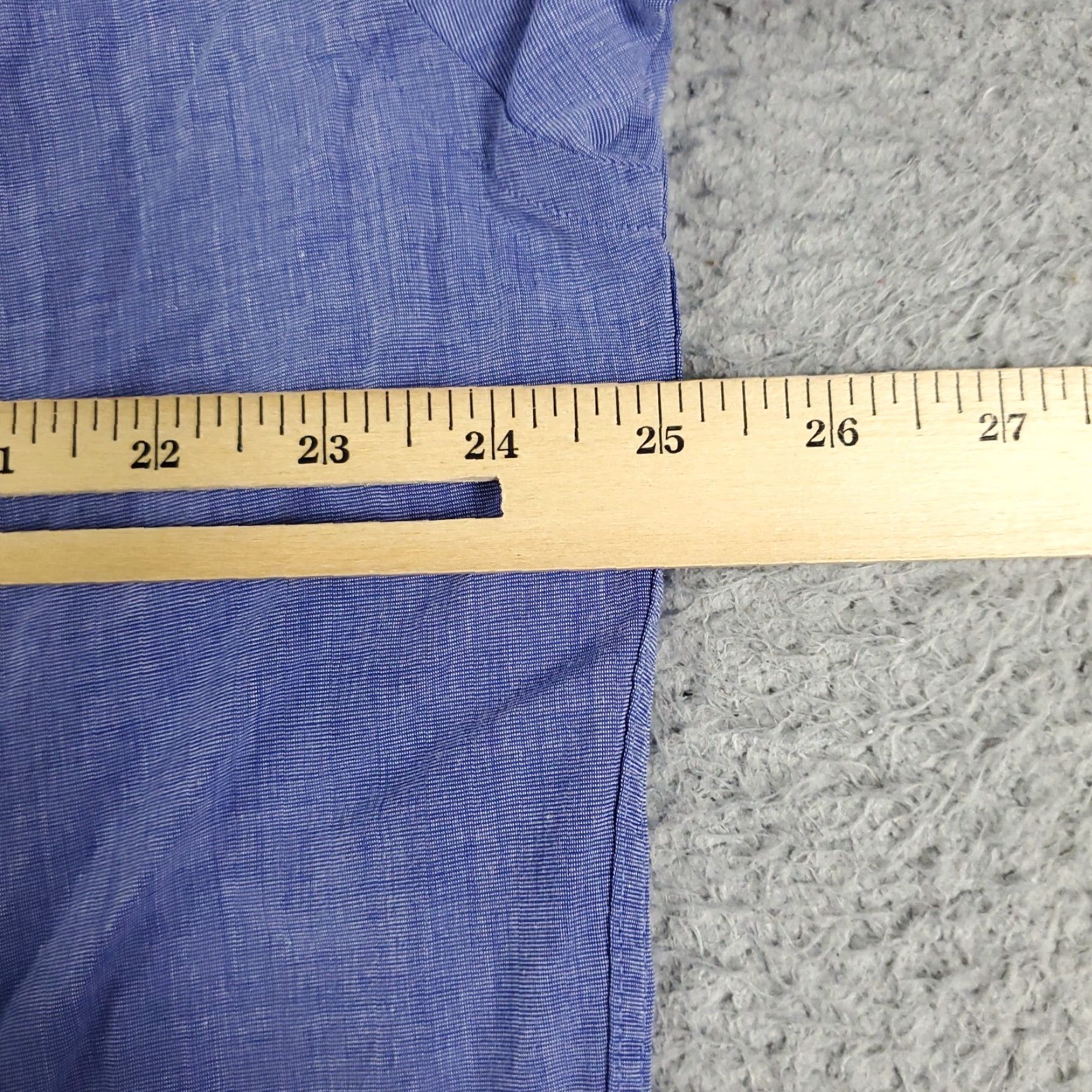 Brooks Brothers Brooks Brothers Shirt Mens Size 16.5 Blue Dress Button Long Sleeve Regular Cuff Barrel Collared Neck Size 42R - 5 Thumbnail