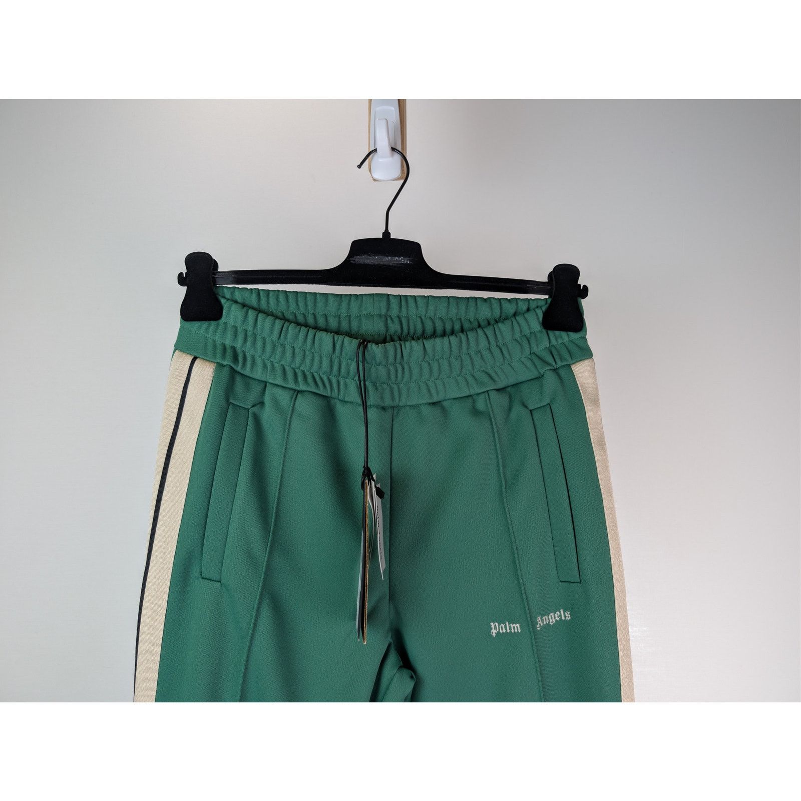 Palm Angels o1rshd1 Classic Logo Track Pants in Forest Green Size US 38 / EU 54 - 3 Thumbnail