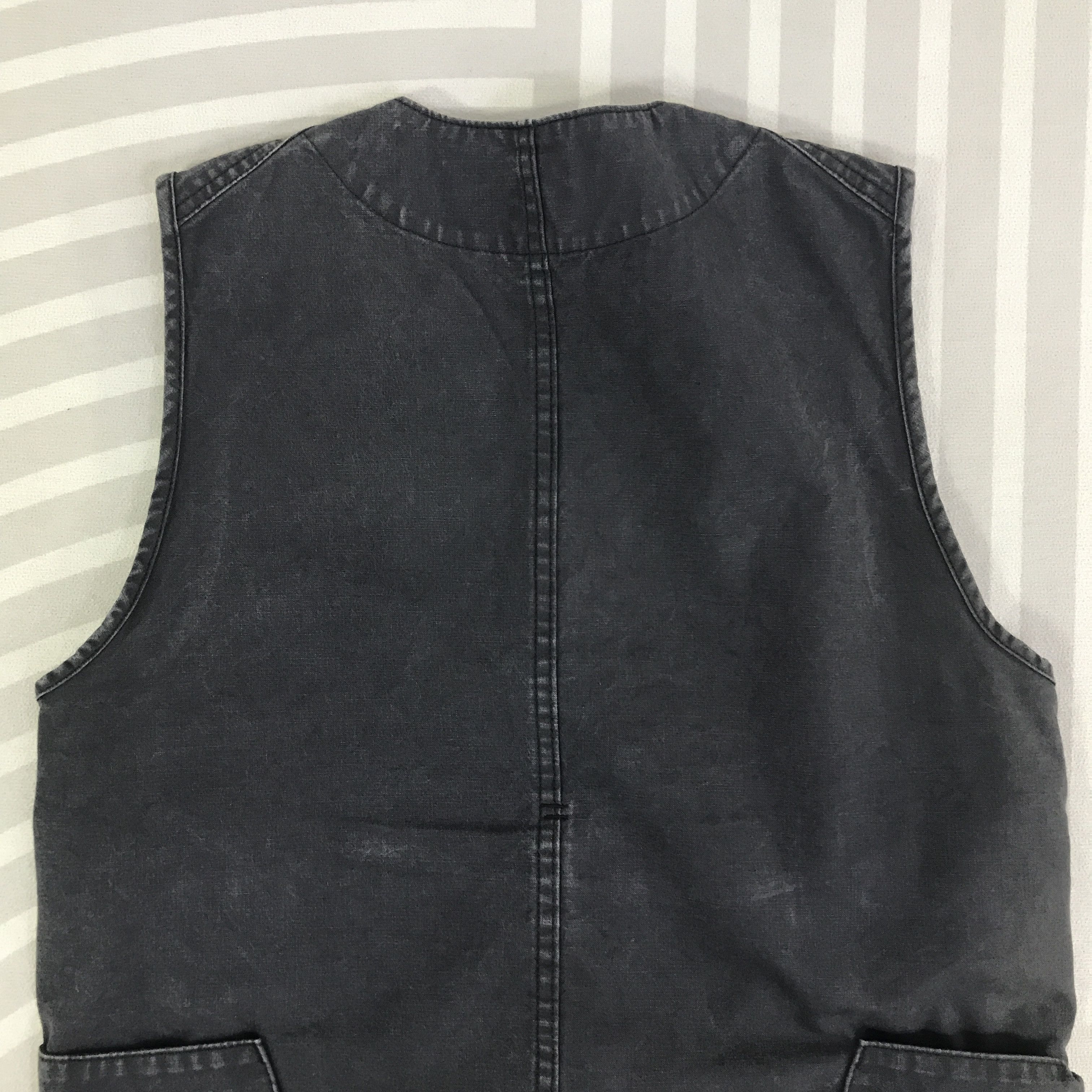 Japanese Brand Vintage Mr Hearts black faded tactical Vest K92B10 Size US S / EU 44-46 / 1 - 4 Thumbnail