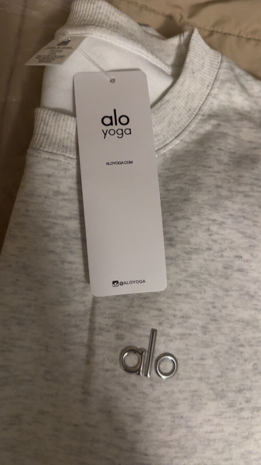 Alo Yoga Alo Yoga Gray Sweatshirt Pullover Size L / US 10 / IT 46 - 5 Thumbnail