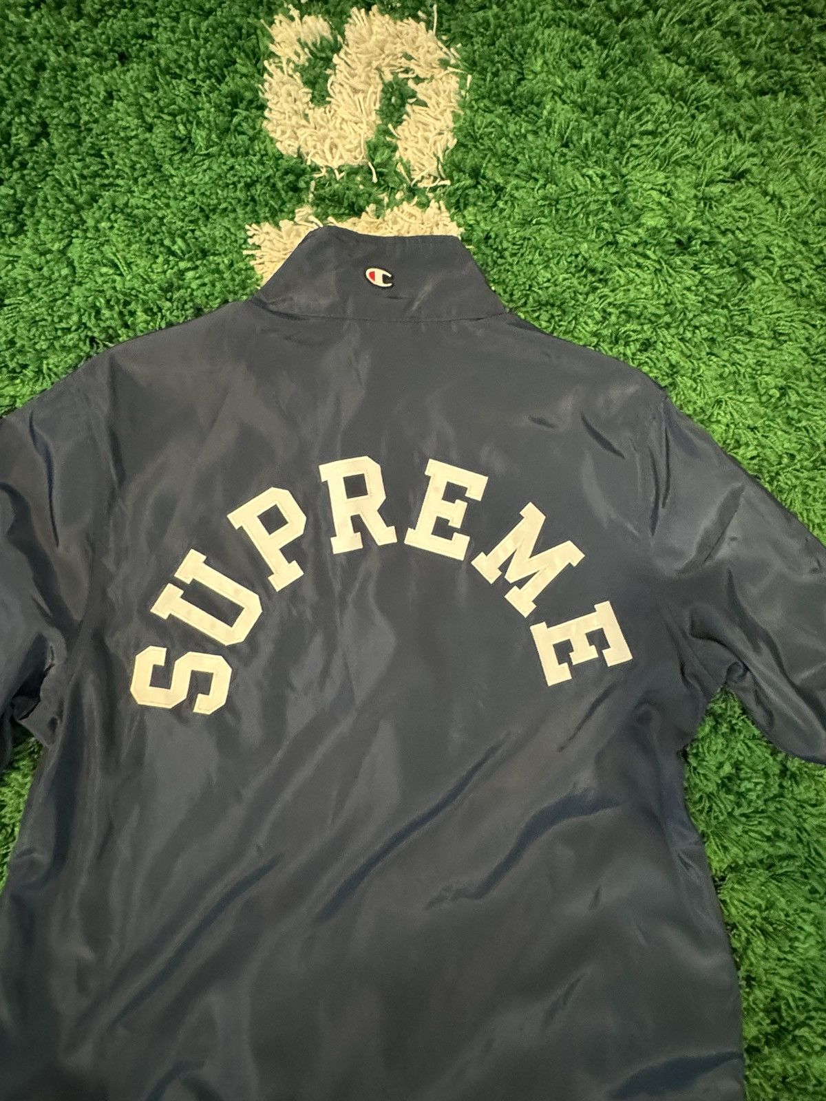 Supreme x Champion half zip pullover
