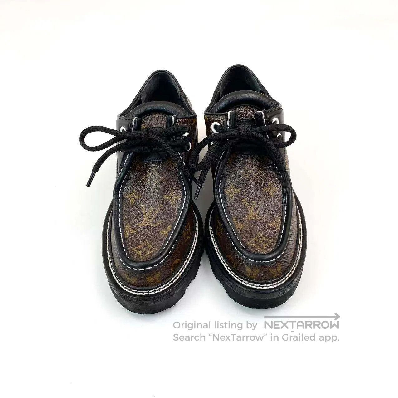 Louis Vuitton Louis Vuitton Thick-soled loafers with full prints| Size US 8 / IT 38 - 2 Thumbnail