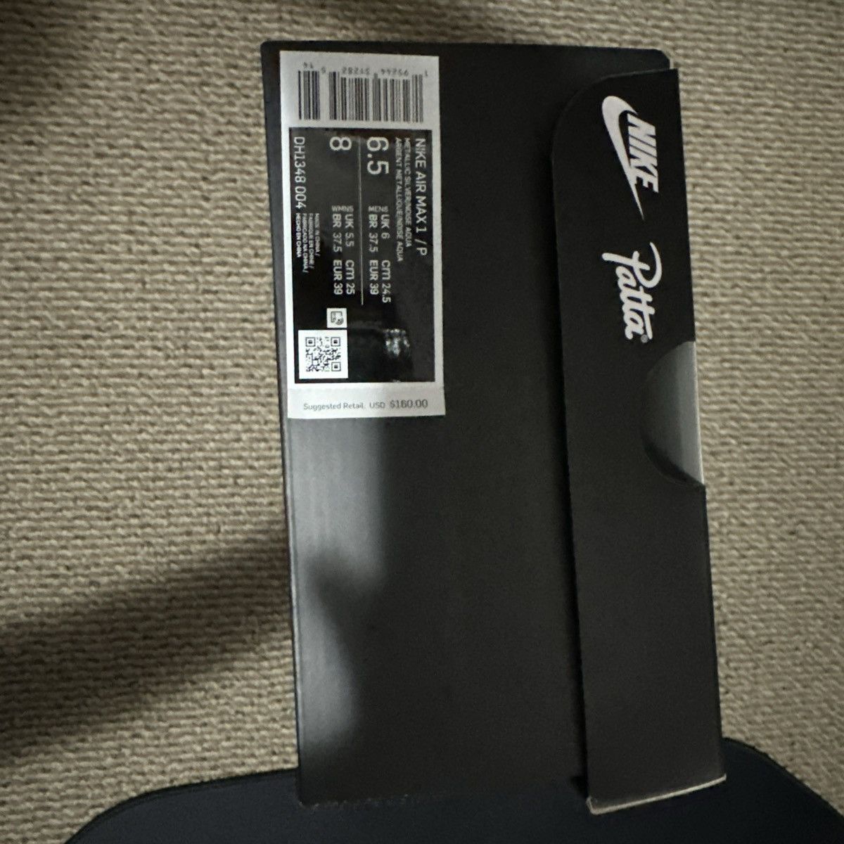Nike × Patta Nike Air Max 1 Patta Waves Noise Aqua Size US 6.5 / EU 39-40 - 8 Thumbnail