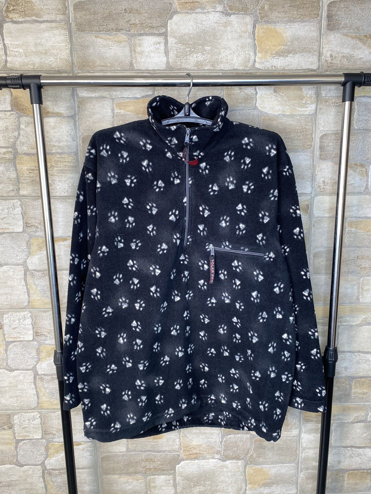 Jack Wolfskins Patagonia Vintage Vintage Jack Wolfskin Polar Pro All Over Print zip fleece Grailed