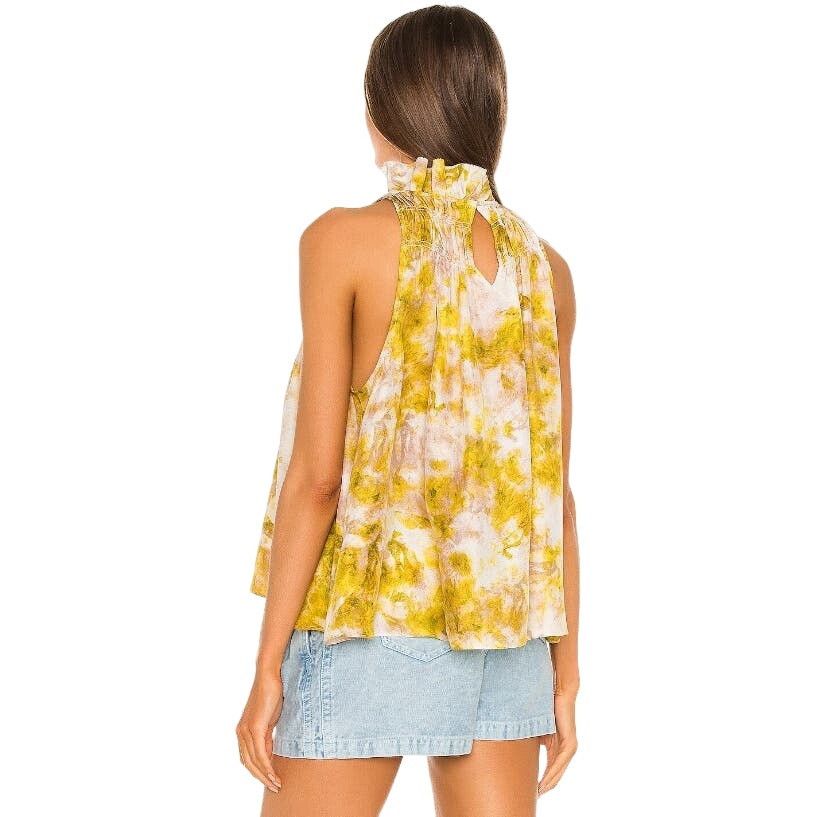 Joie Joie Smocked Fern Sleeveless Top in Porcelain Medium Size M / US 6-8 / IT 42-44 - 10 Thumbnail