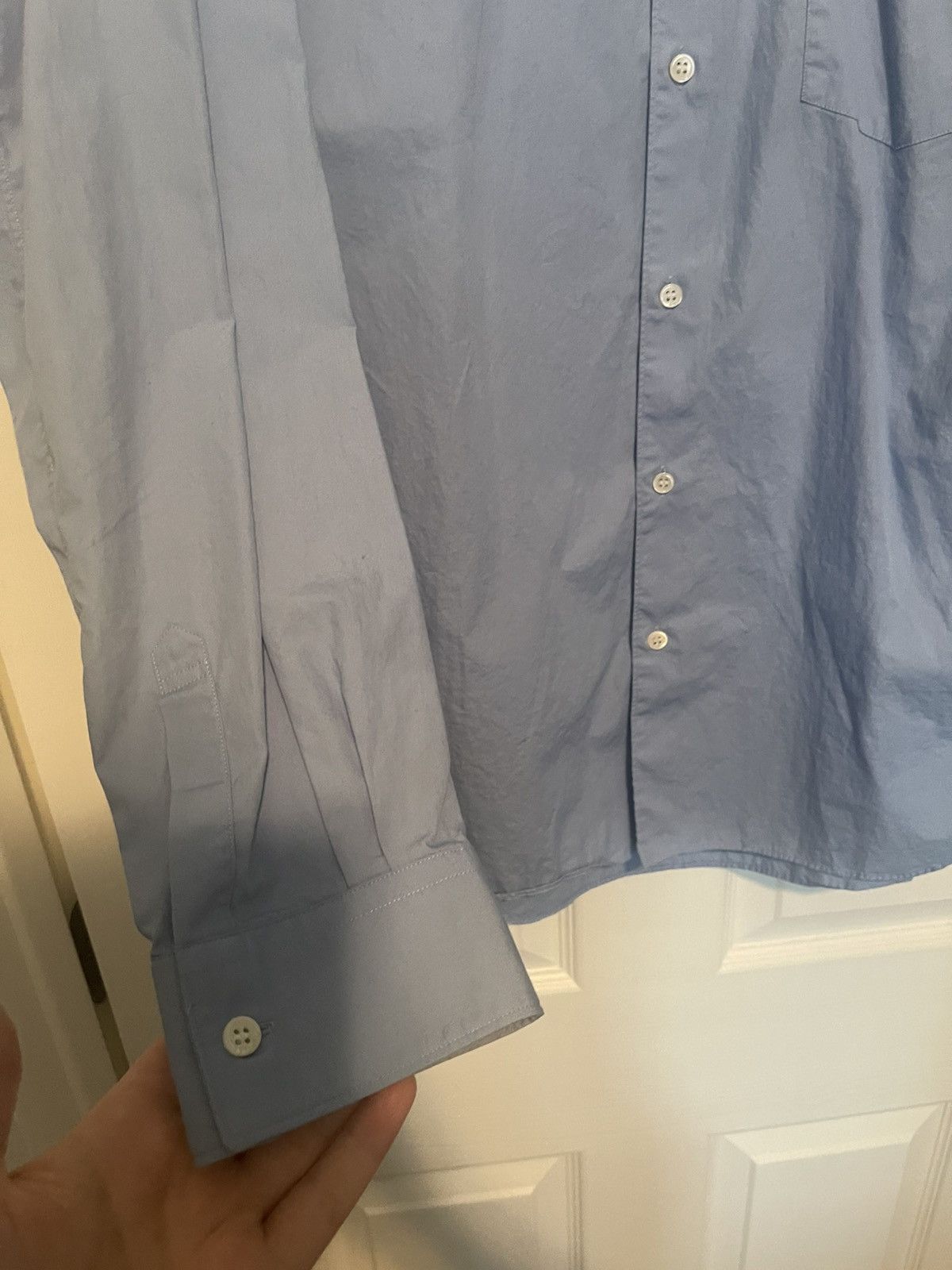 Comme des Garcons SHIRT CDG Shirt Giant Eyelet Cut Out Button Up Shirt Size US L / EU 52-54 / 3 - 5 Thumbnail