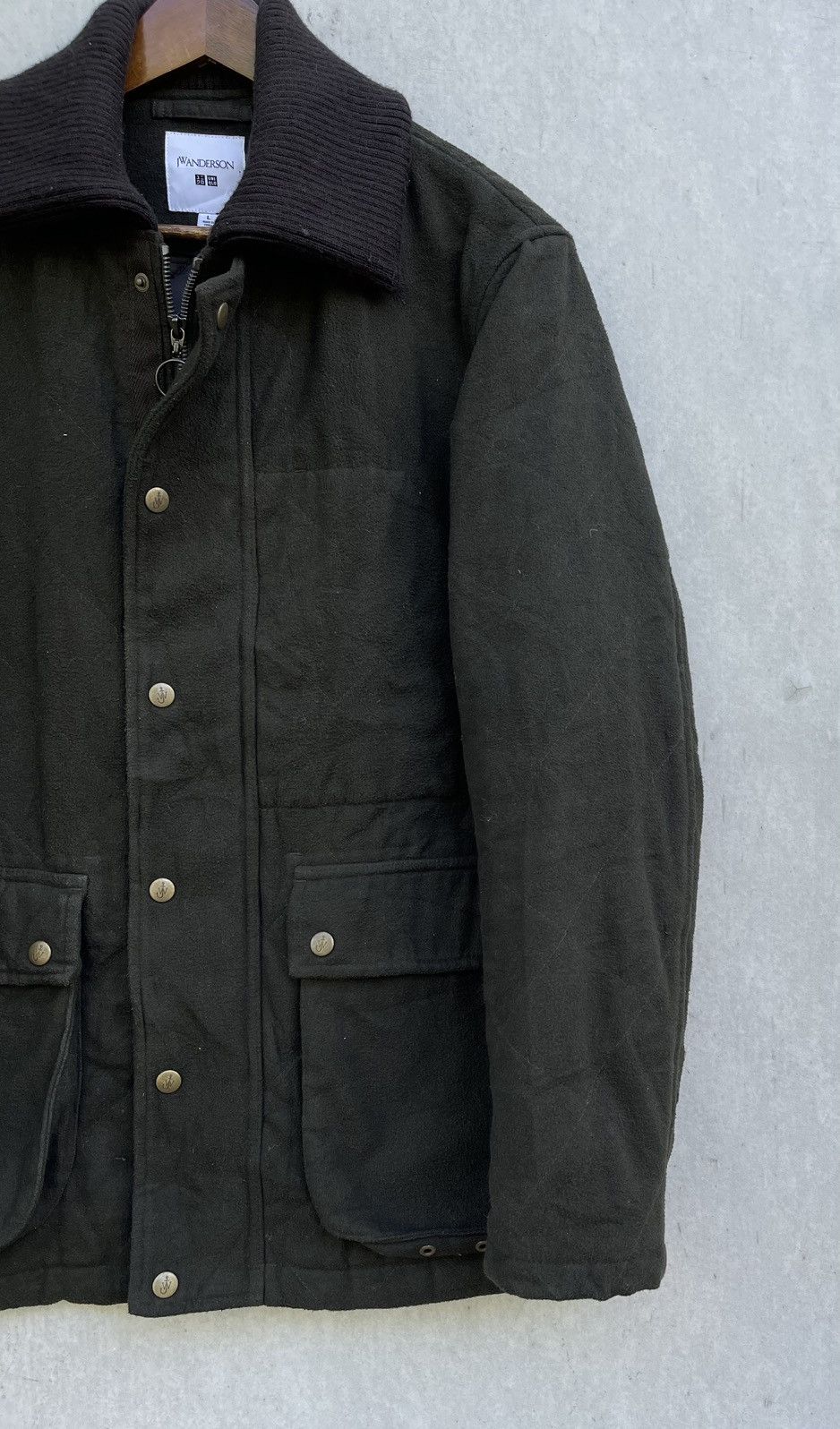 JW Anderson × Uniqlo A/W17 JW ANDERSON X UNIQLO BESPOKE WOOL BLEND QUILTED JACKET Size US L / EU 52-54 / 3 - 4 Thumbnail