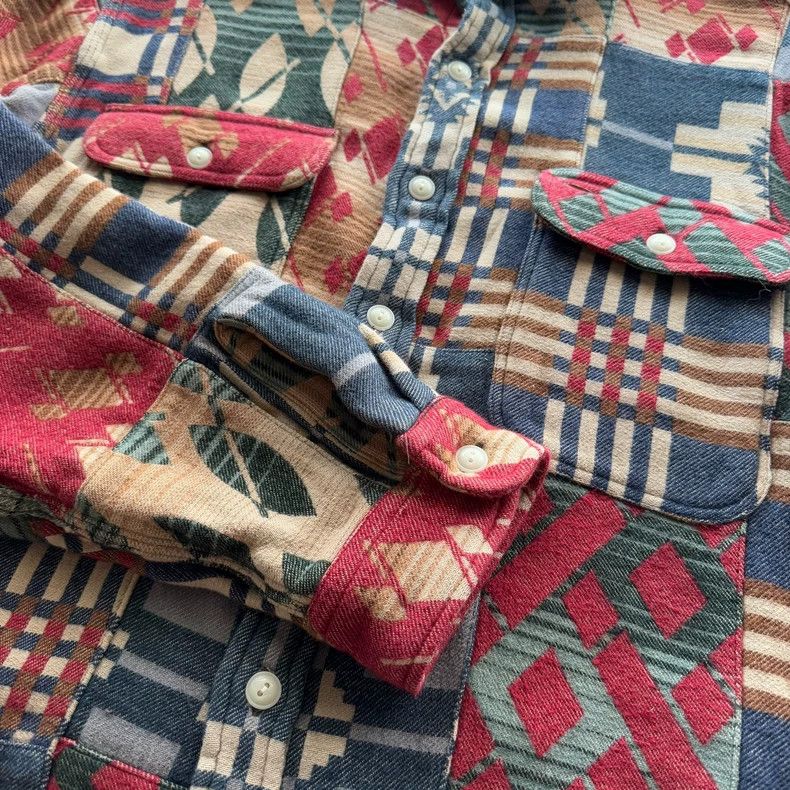 RRL Ralph Lauren RRL Ralph Lauren Baijiabu Splicing Southwest Shirt Size US L / EU 52-54 / 3 - 8 Thumbnail
