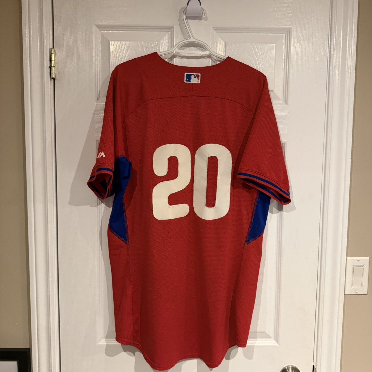 Majestic Majestic Vintage Philadelphia Phillies Red Jersey Sz 44 Size US S / EU 44-46 / 1 - 8 Thumbnail