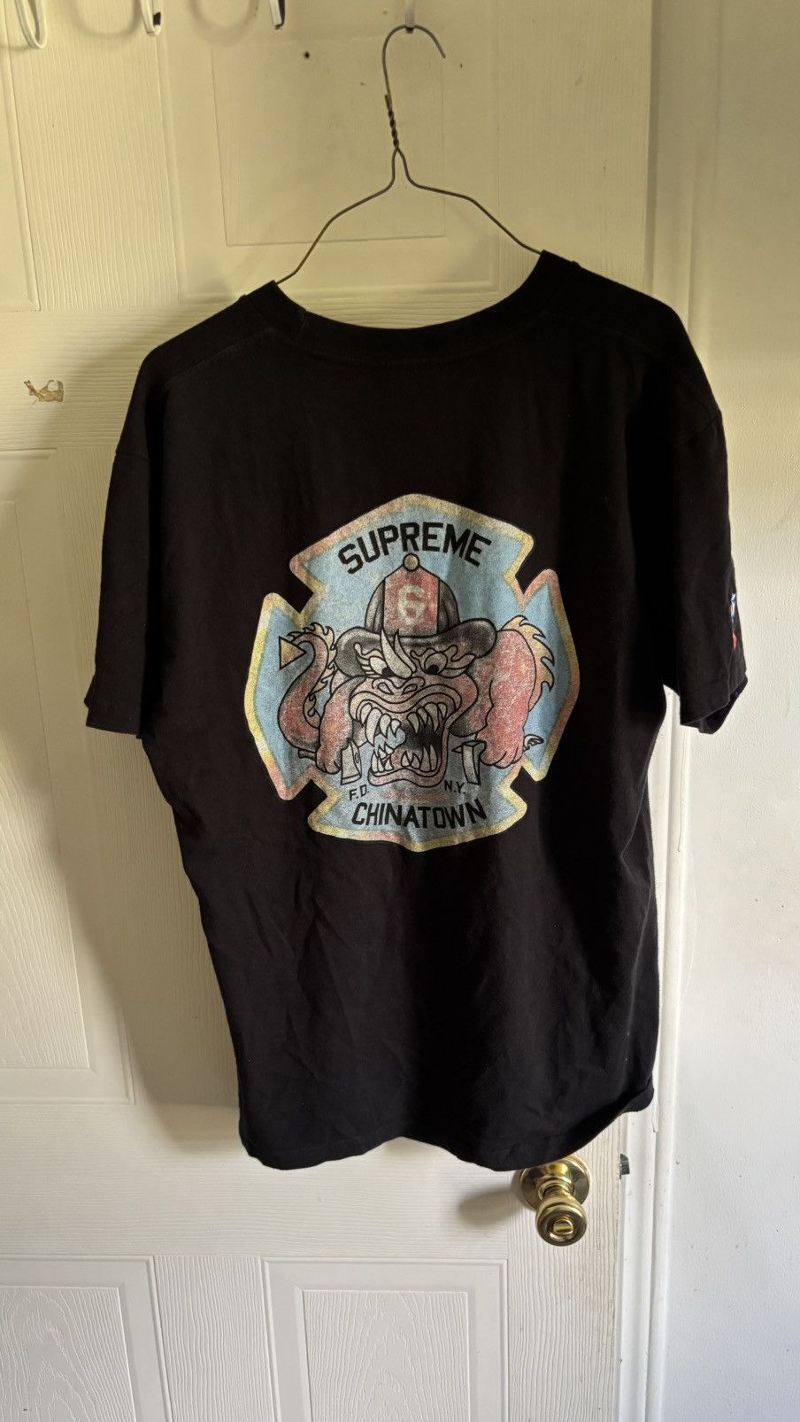 Supreme FW22 Supreme FDNY Black Tee Size US M / EU 48-50 / 2 - 2 Thumbnail