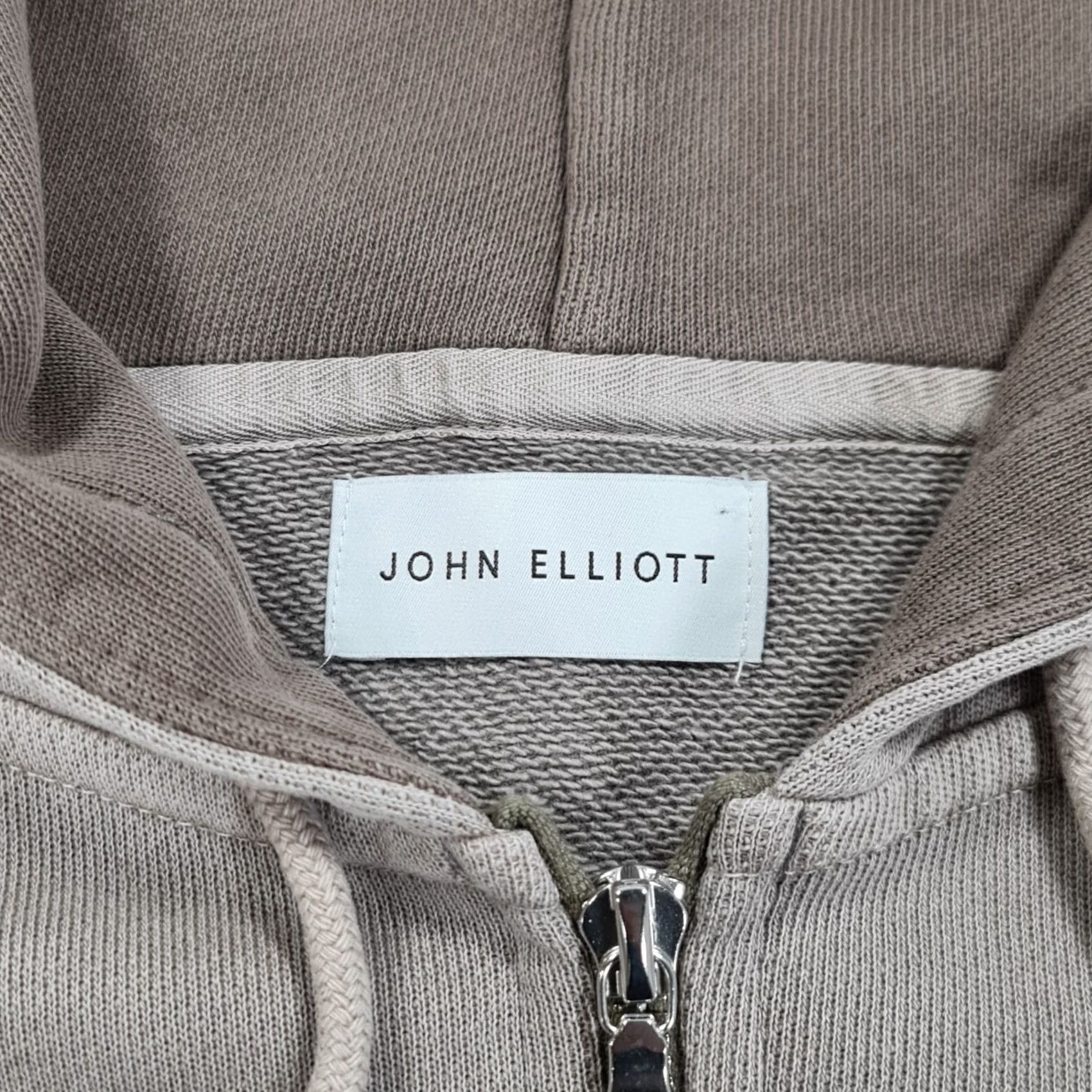 John Elliott John Elliott Mens Tracksuit Set Beige XS Hoodie Full Zip Joggers Cotton Size US XS / EU 42 / 0 - 4 Thumbnail