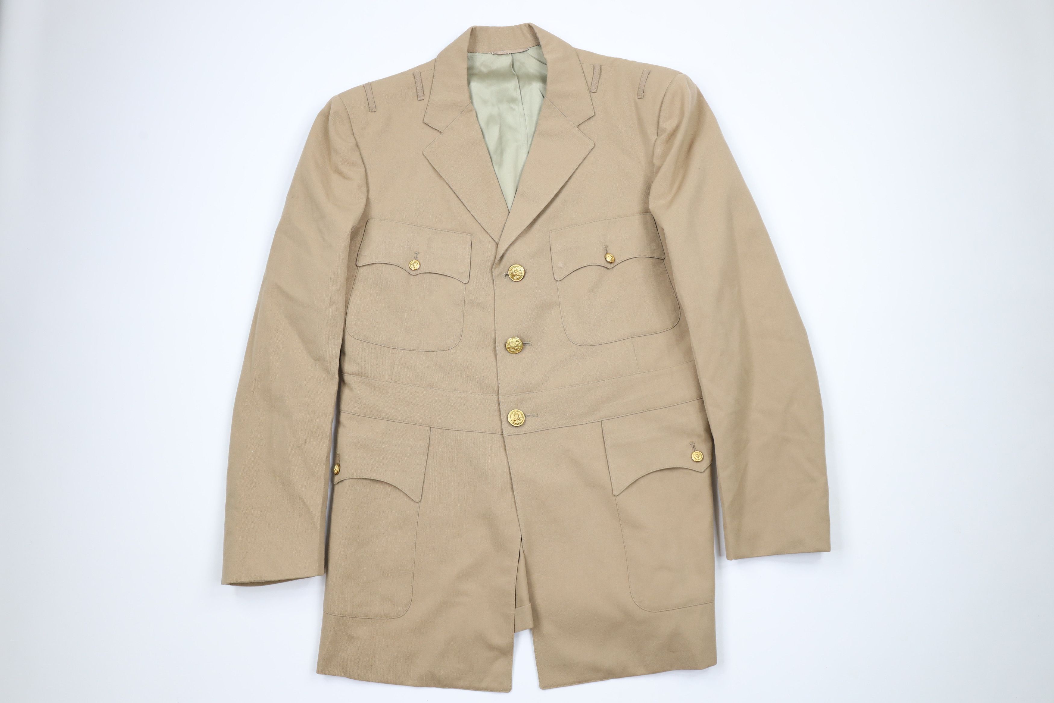 Sears × Vintage Vintage 50s 60s Korean War Sears Wool Military Uniform Suit Size 42R - 1 Thumbnail