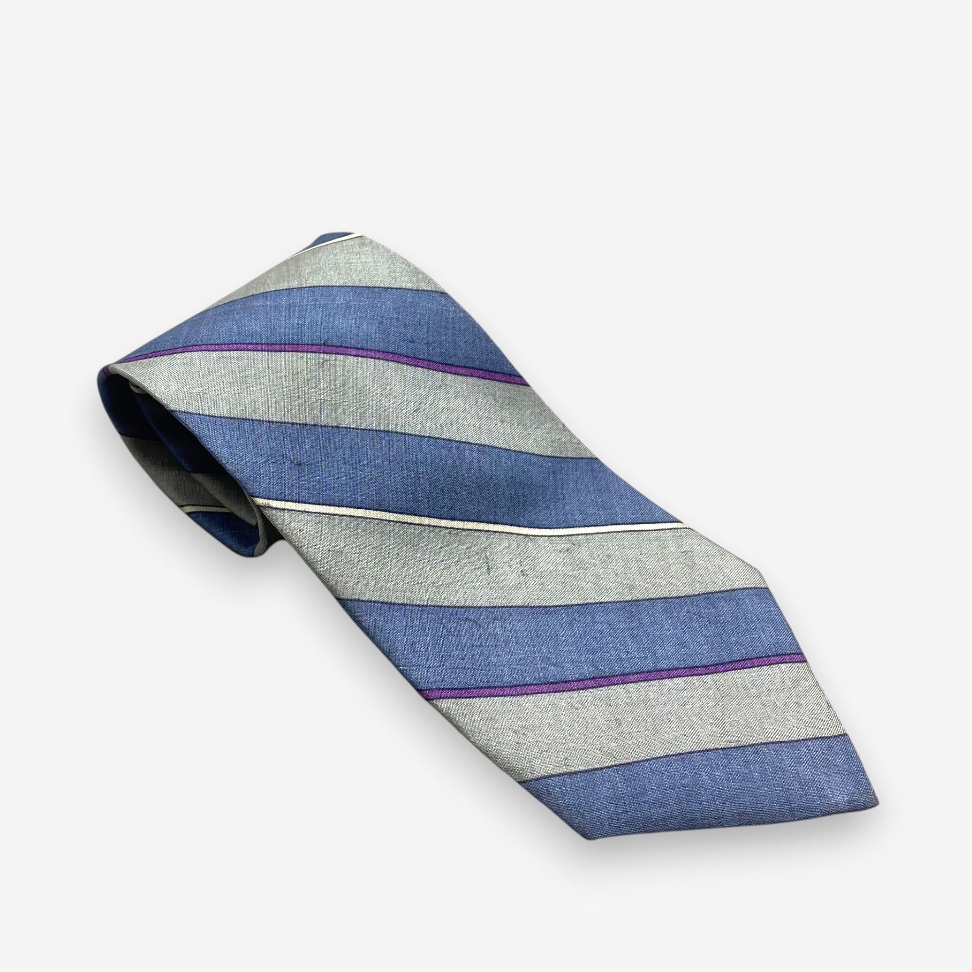 Vintage Yves Saint Laurent SILK Necktie Cravate Pure Silk