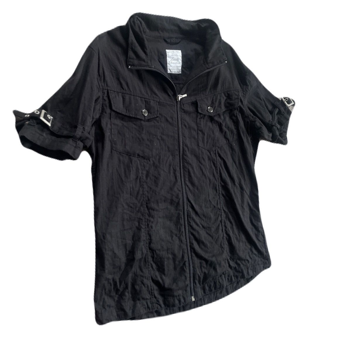 If Six Was Nine 2000s Japanese archive Vkei Gimmick Zip Up Belted Shirts Y2K Size US M / EU 48-50 / 2 - 3 Thumbnail