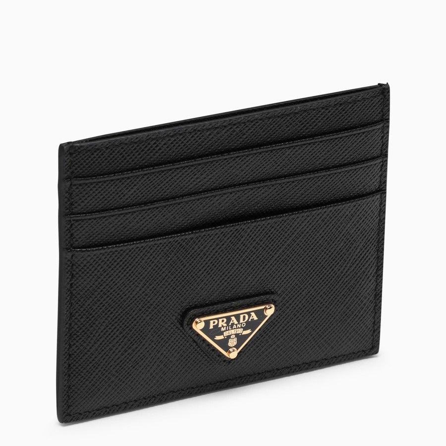 image of Prada O1D2Blof01223 Card Holder In Black, Women's