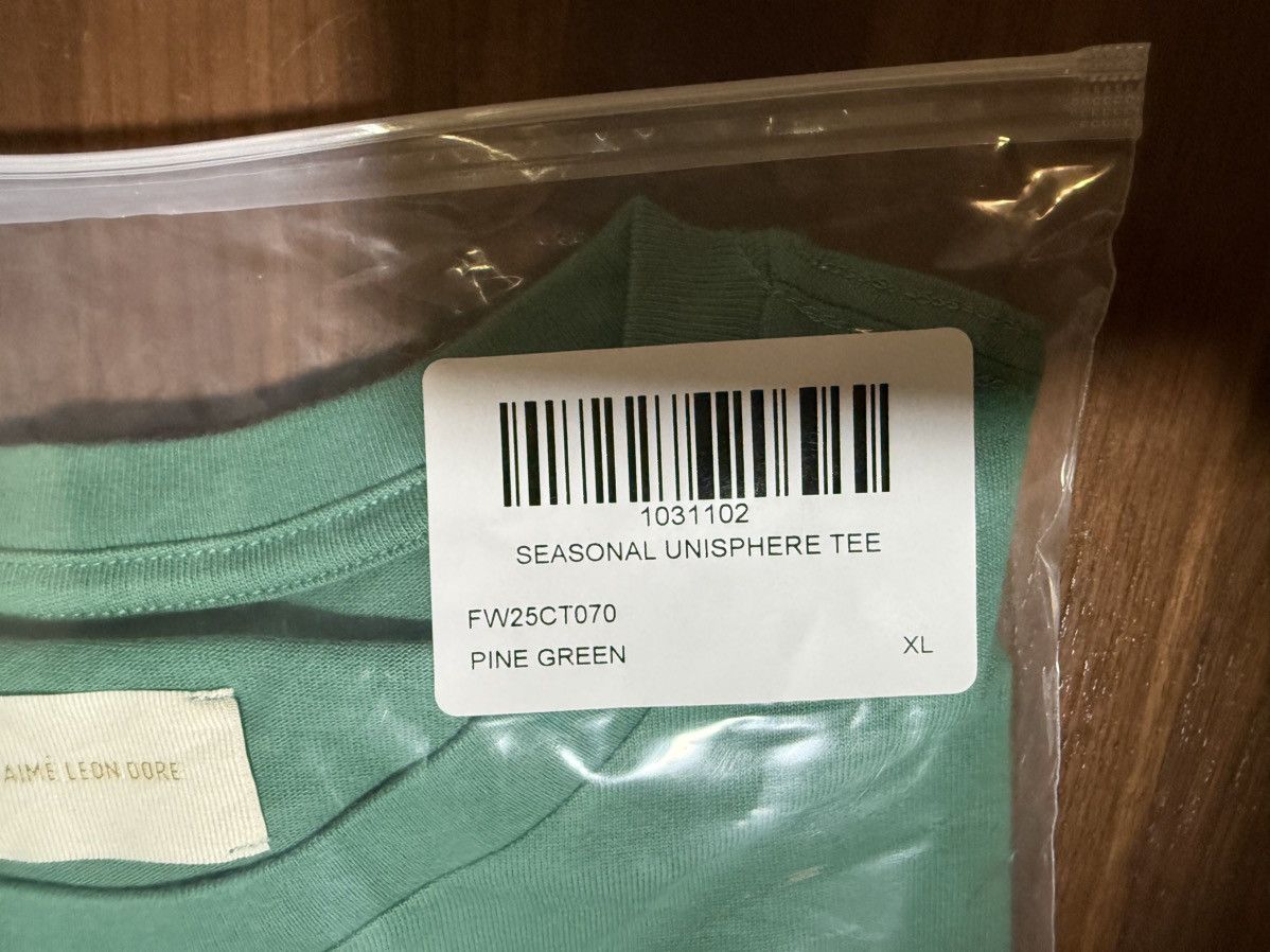 Aime Leon Dore Aime ALD Aimé Leon Dore Unisphere Tee in Pine Green FW25 XL Size US XL / EU 56 / 4 - 9 Thumbnail