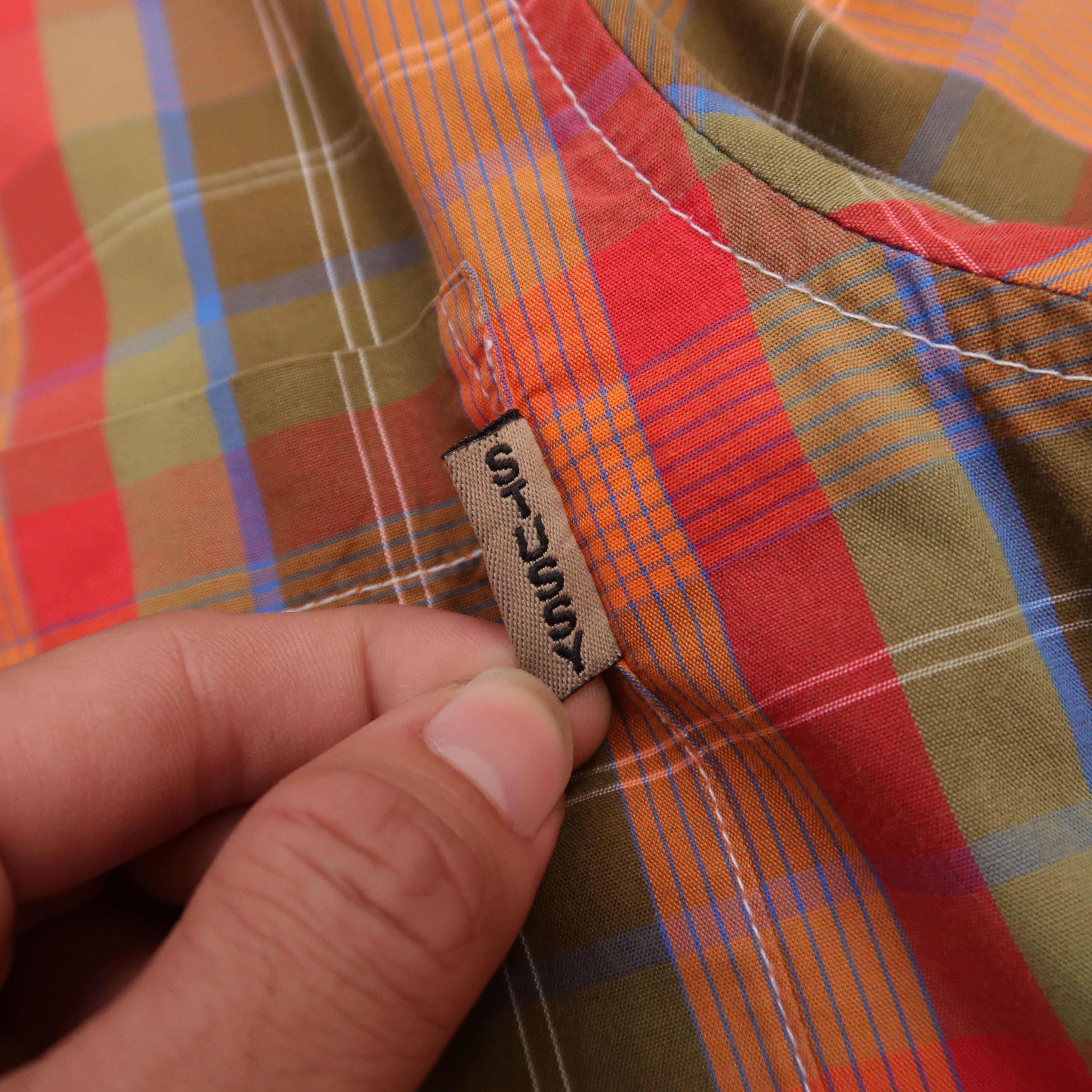 Stussy VTG 90s Old Stussy Psychedelic Check Shirt Size US M / EU 48-50 / 2 - 10 Thumbnail