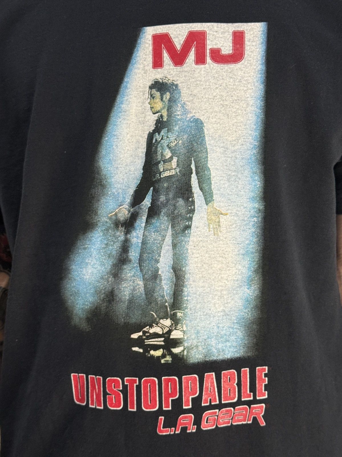 Band Tees Vintage 1990s Micheal Jackson Tshirt Size US L / EU 52-54 / 3 - 2 Thumbnail