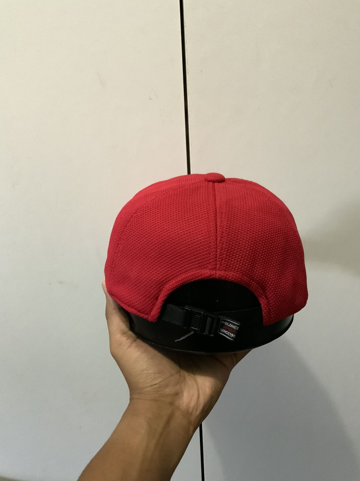 Hat Club Polo Neck Sport Red Logo Hat Size ONE SIZE - 3 Thumbnail