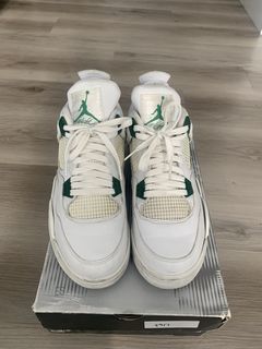 Air jordan 4 hot sale classic green