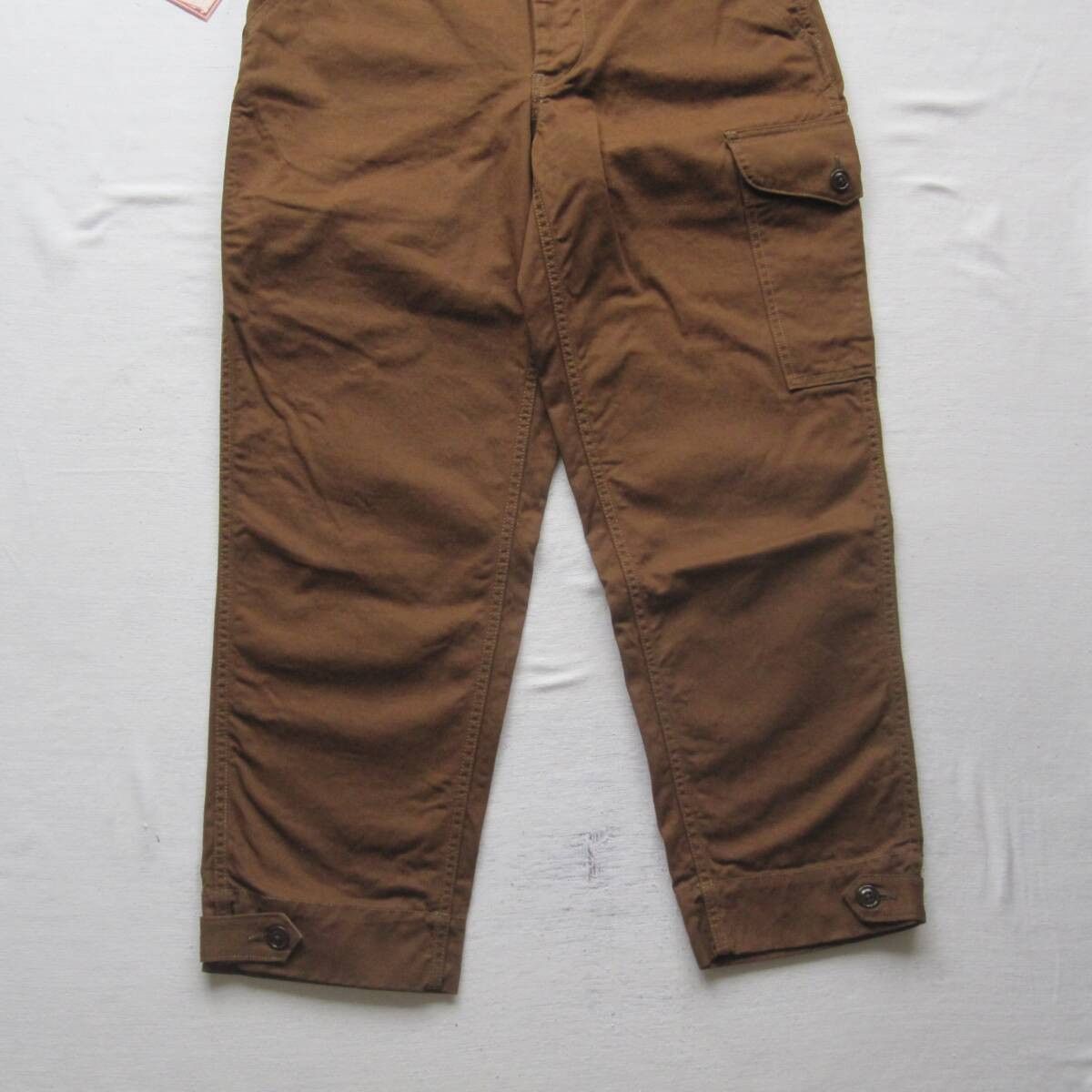 Freewheelers “AVIATOR’S TROUSERS” 34 SEPEA BROWN Size US 34 / EU 50 - 6 Thumbnail