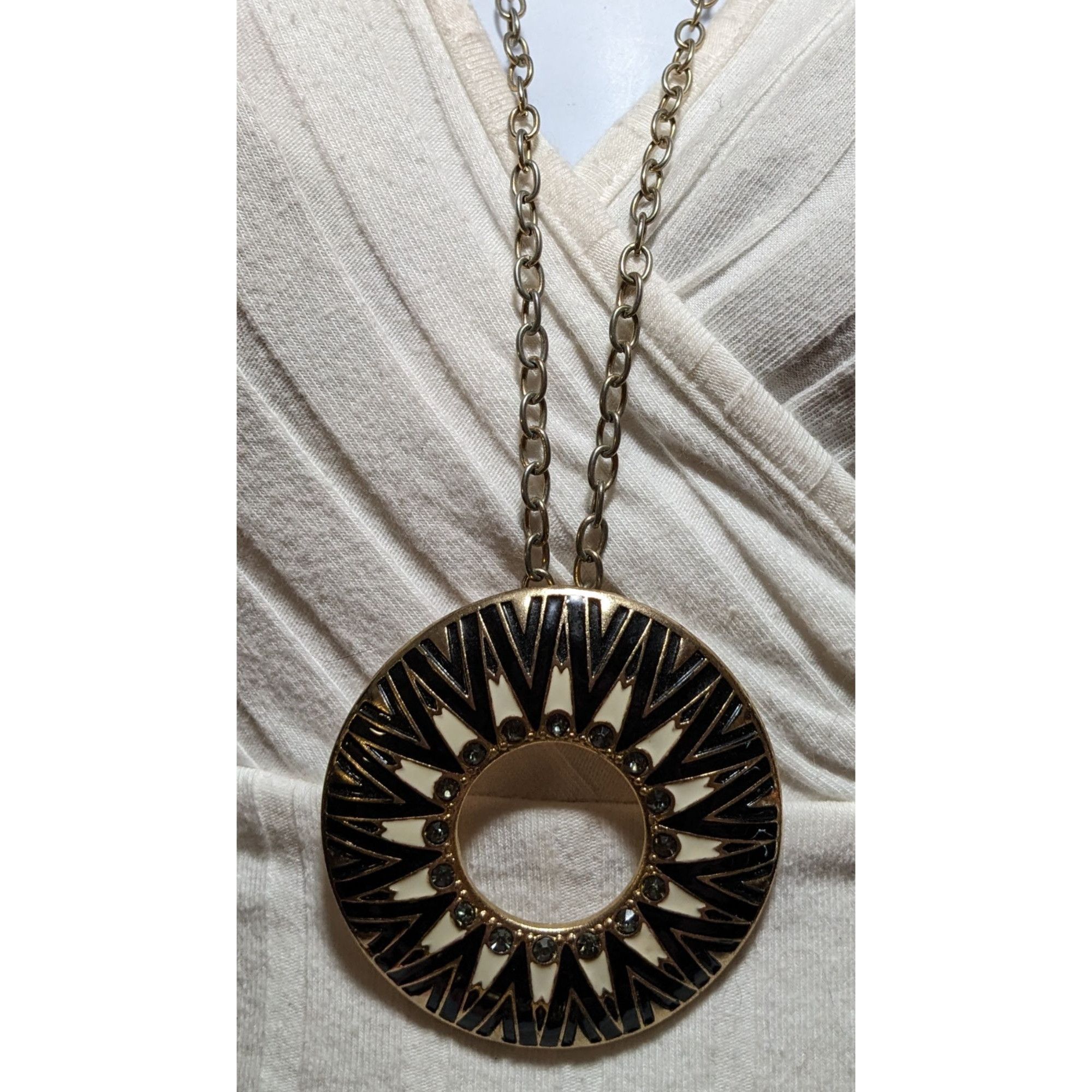 Other Vintage Boho Chic Sunburst Pendant Necklace Size ONE SIZE - 7 Thumbnail