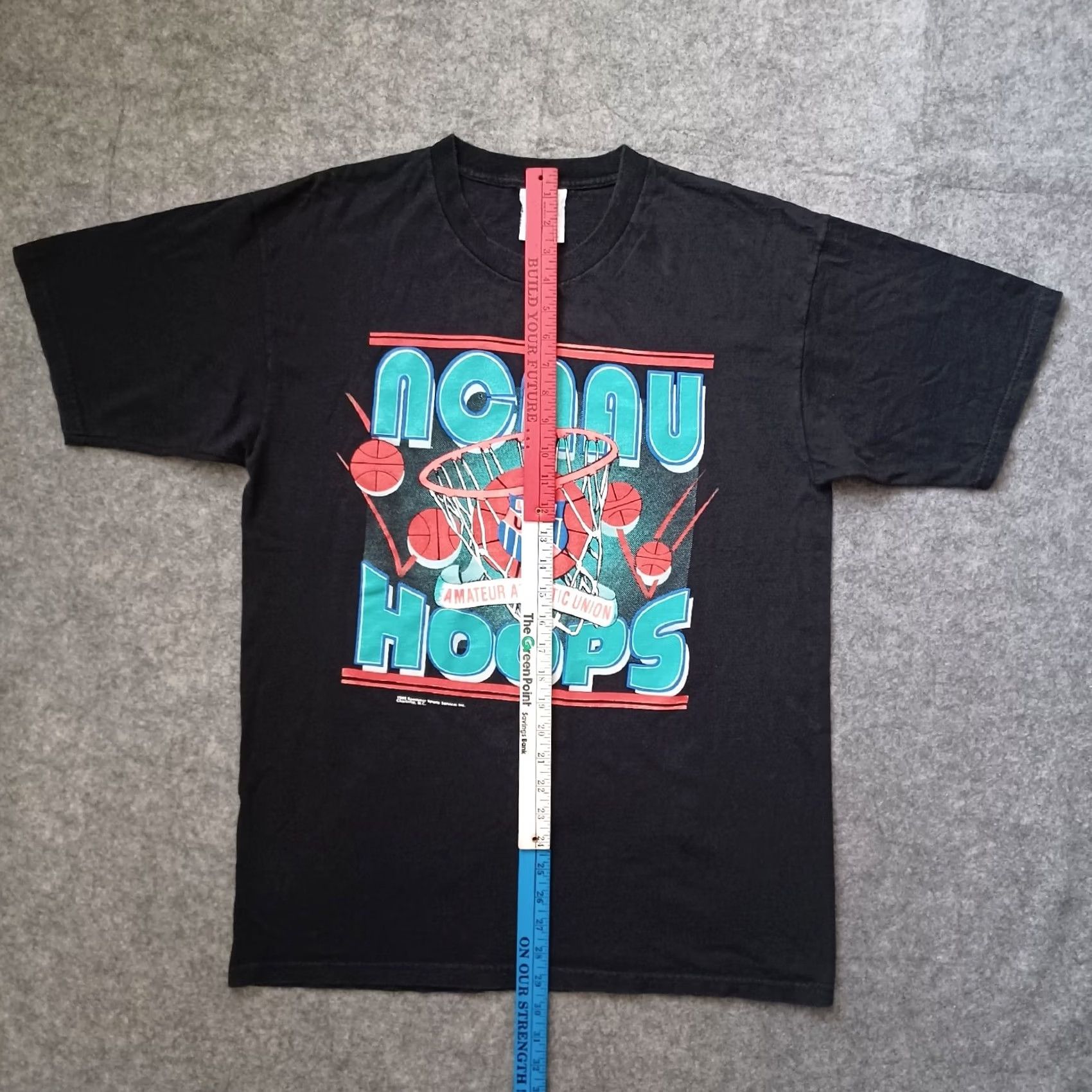 Lee Vintage Lee NCAAU Hoops Shirt Mens Large Black UAA USA Short Sleeve 90s T Size US L / EU 52-54 / 3 - 7 Thumbnail