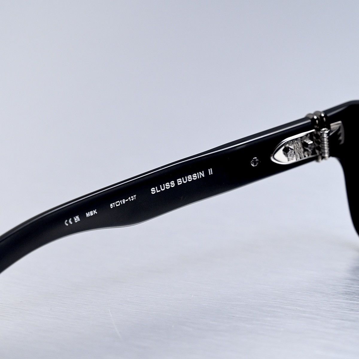 Chrome Hearts CHROME HEARTS SLUSS BUSSIN II MATTE BLACK SUNGLASSES Size ONE SIZE - 6 Thumbnail