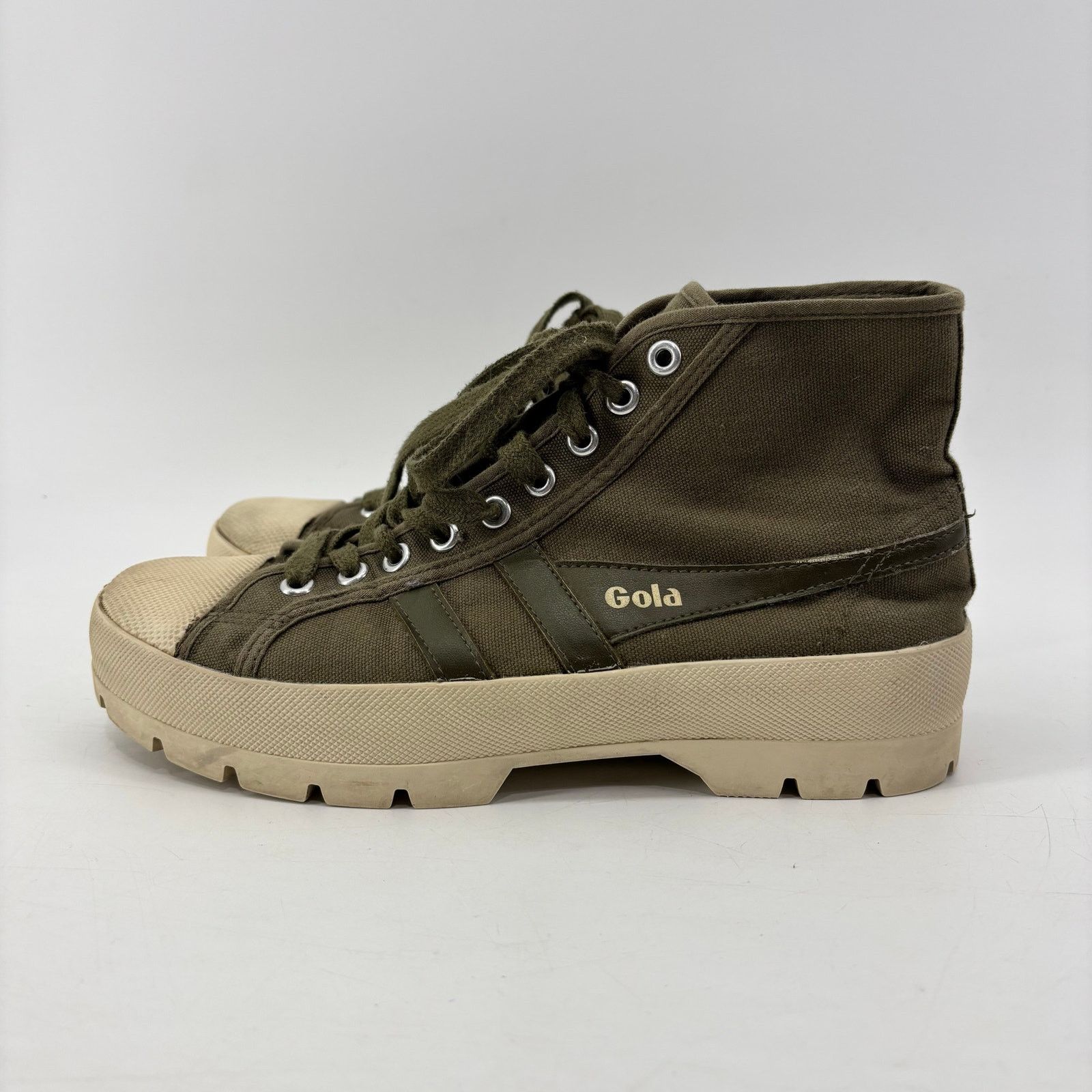 Gola Gola Womens Size 9 Coaster Peak Olive Green Sneakers Lace Up Size US 9 / IT 39 - 1 Thumbnail