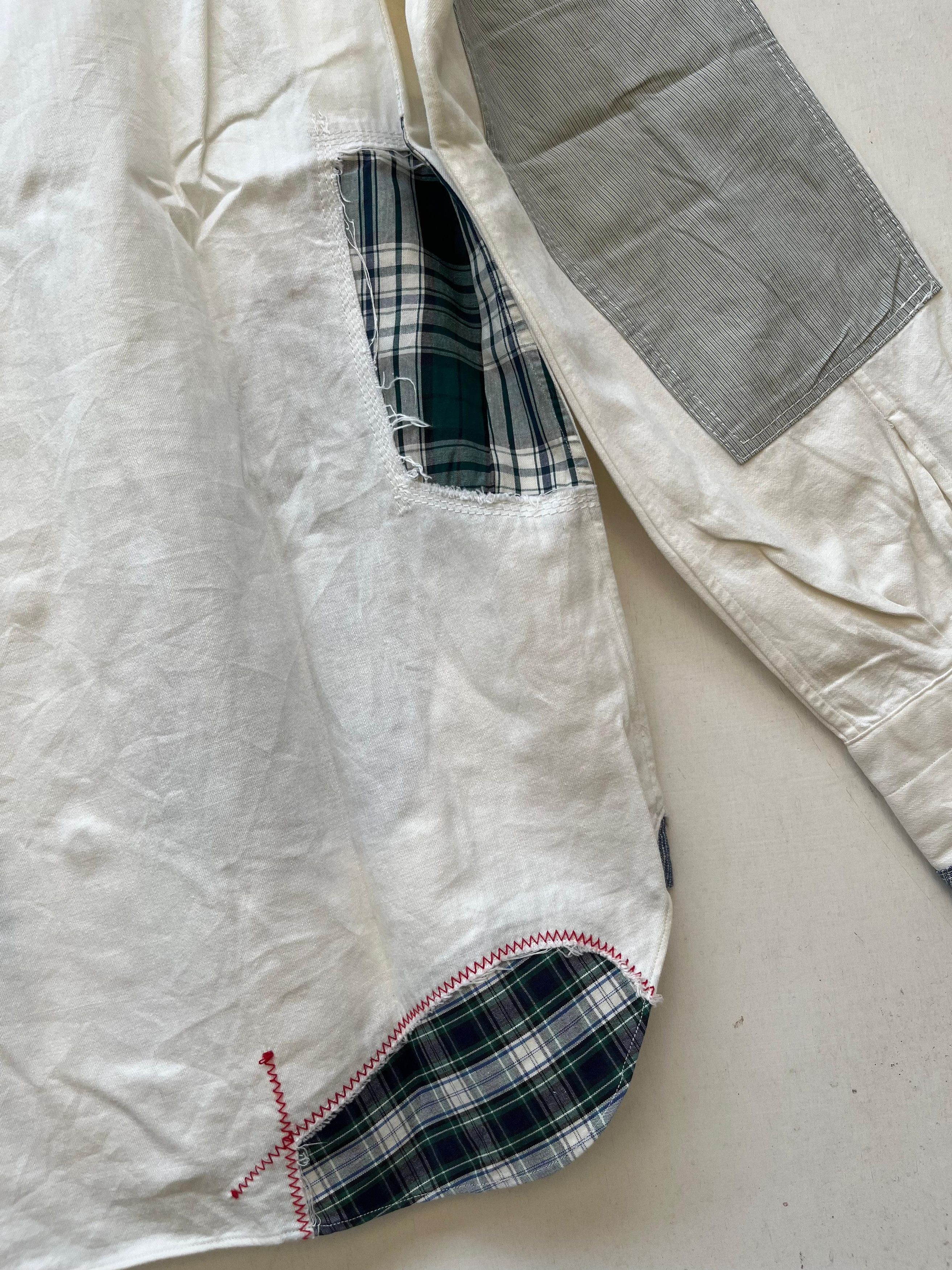 Junya Watanabe Junya Watanabe Comme Des Garcons Patchwork Button Shirt Size US M / EU 48-50 / 2 - 5 Thumbnail
