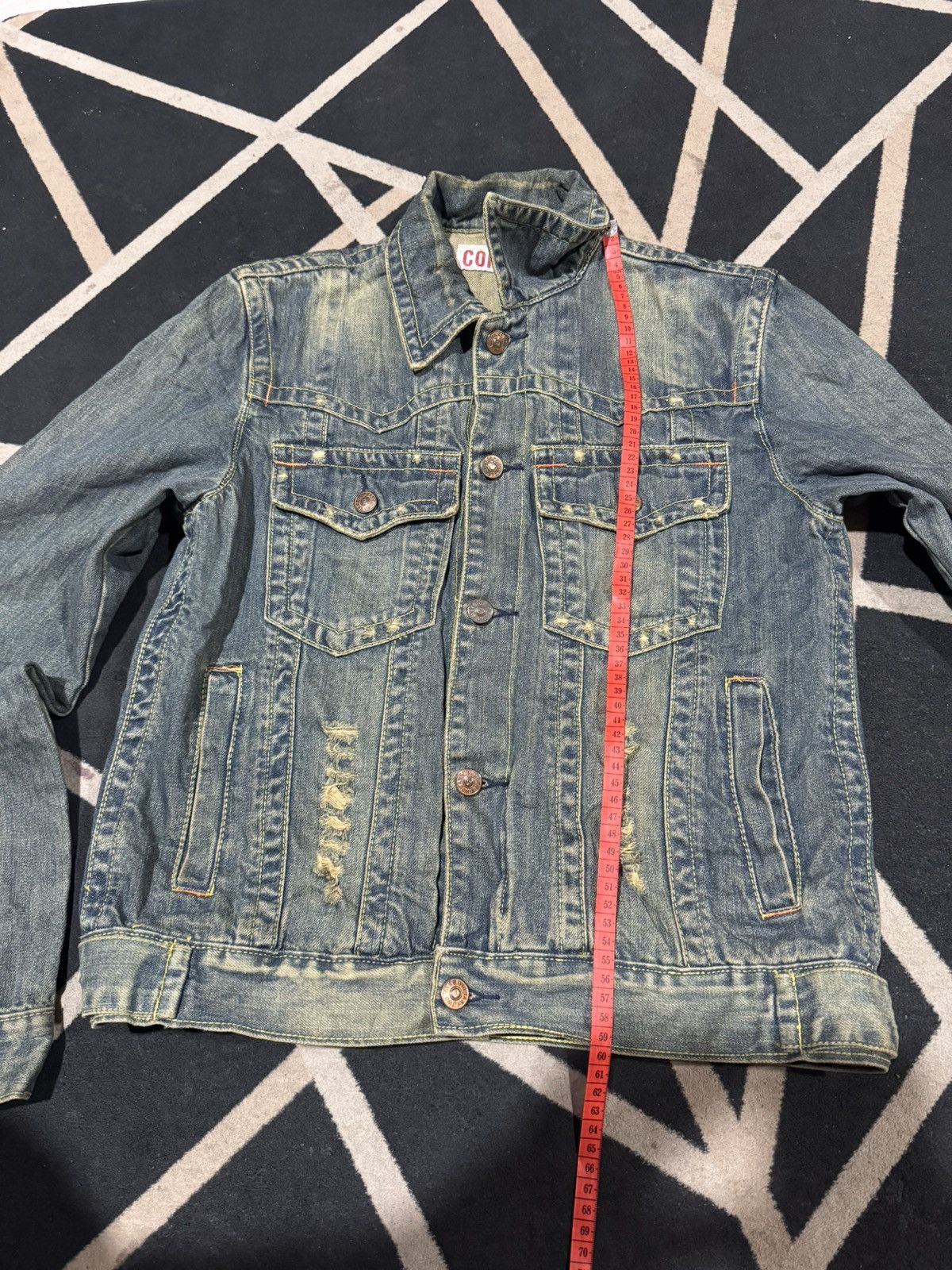 Hysteric Glamour Distressed Denim Trucker Jacket Japanese Companny Size US M / EU 48-50 / 2 - 5 Thumbnail