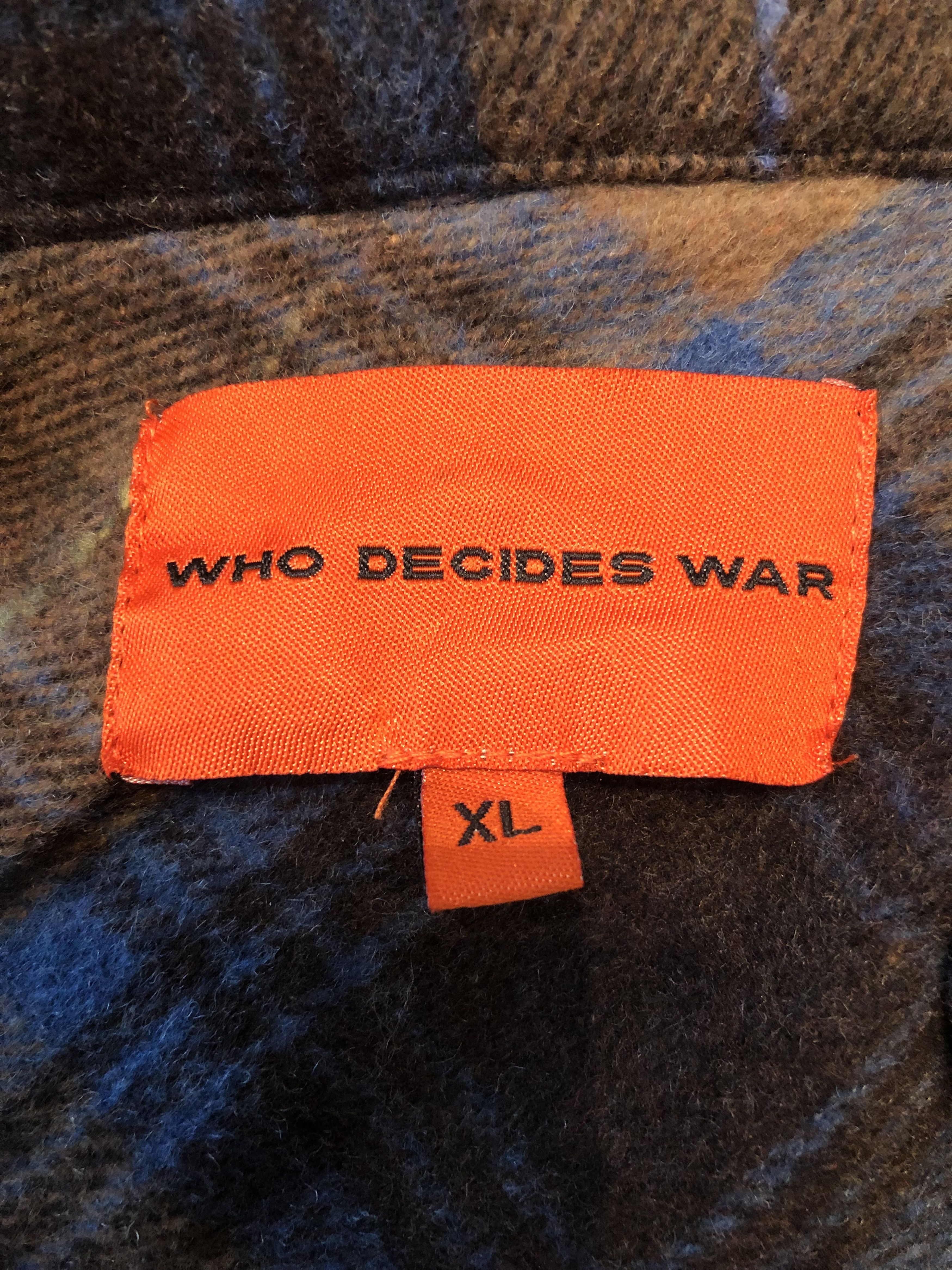 Who Decides War Four horsemen flannel Size US XL / EU 56 / 4 - 4 Thumbnail