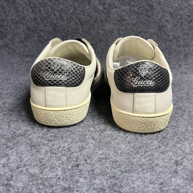Gucci Gucci Fashion Sneakers in White Leather Size US 8 / EU 41 - 3 Thumbnail