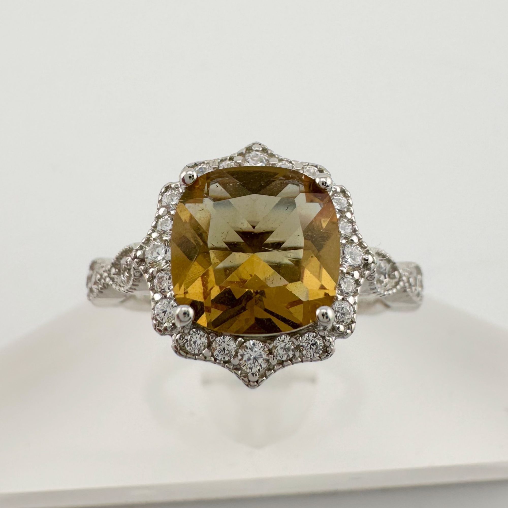 Other Pretty and Petite Antique Style Lab Created Sultanite Ring S Size ONE SIZE - 2 Thumbnail