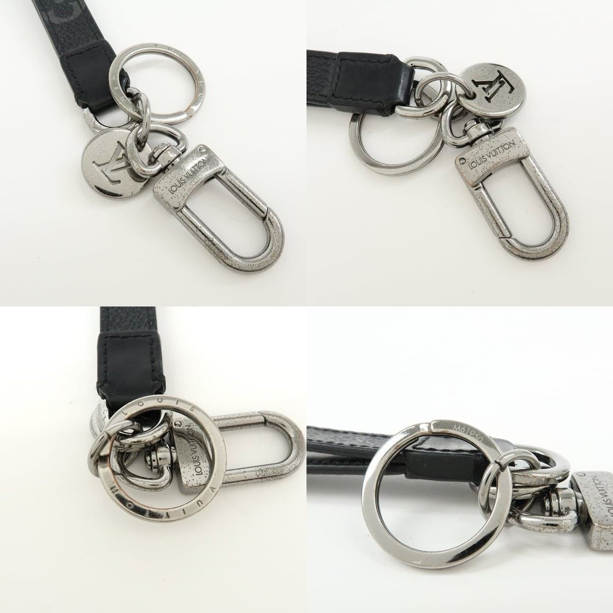 Louis Vuitton Louis Vuitton Monogram Eclipse Porte Cles Dragonne Keychain Size ONE SIZE - 4 Thumbnail