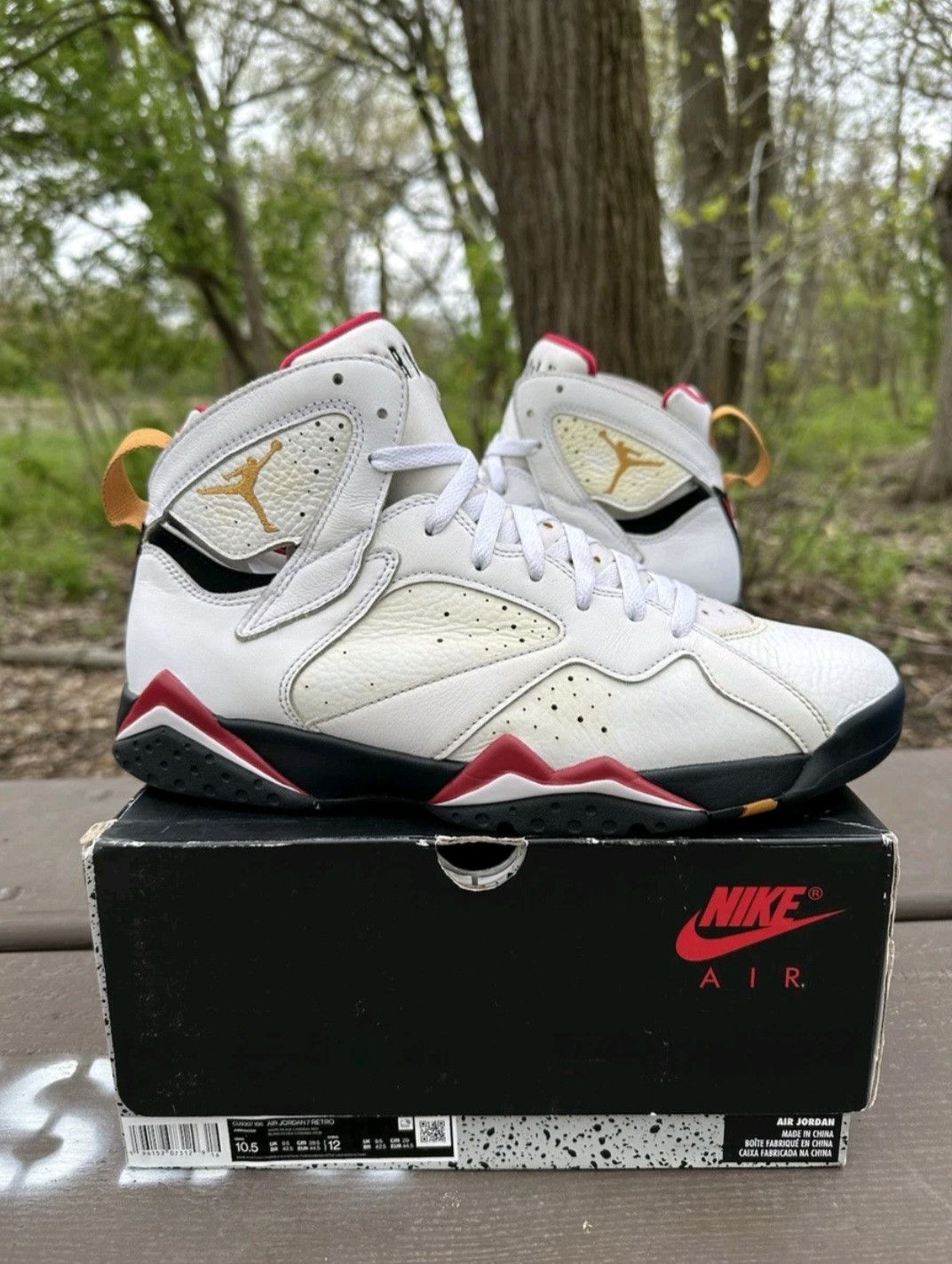 Jordan Brand Nike Air Jordan Retro 7 Cardinal 2022 Size 10.5 Men Size US 10.5 / EU 43-44 - 1 Thumbnail