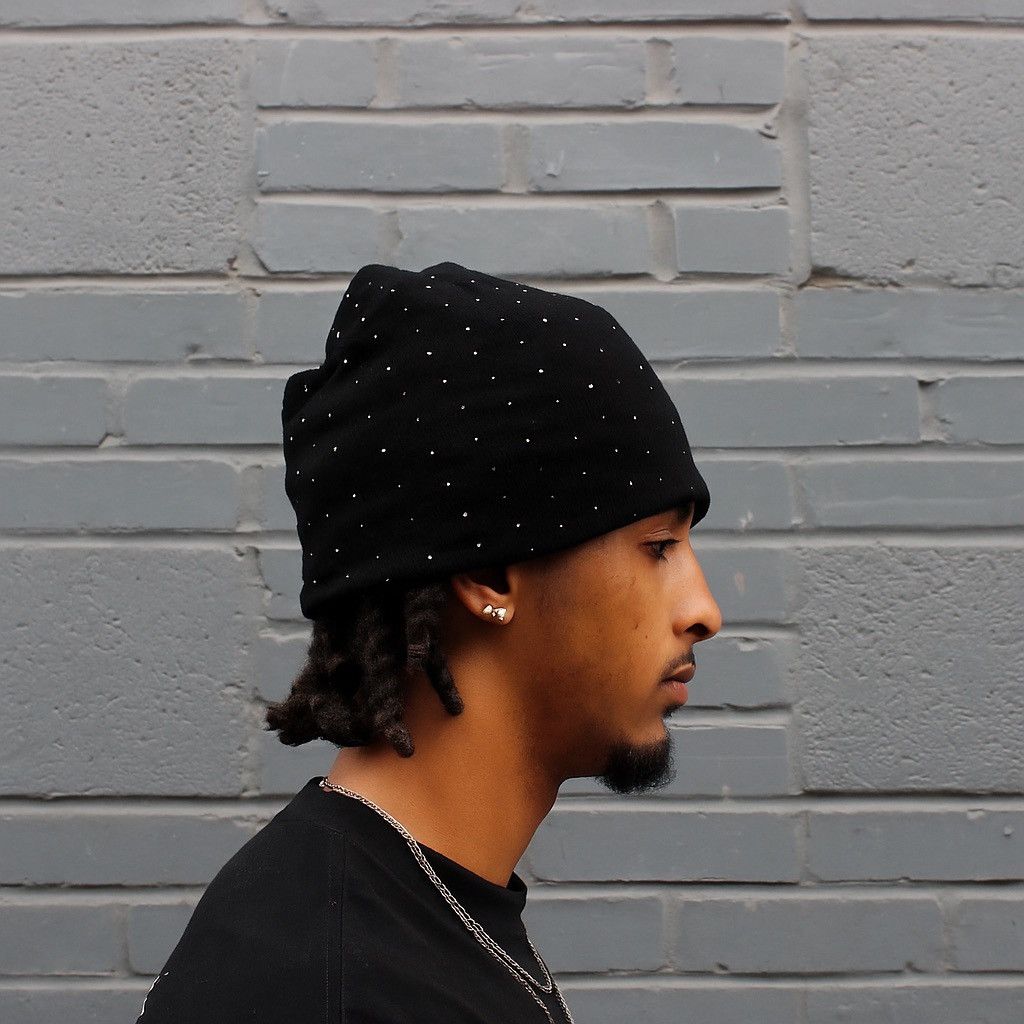 Other Lightweight Rhinestone Beanie Size ONE SIZE - 2 Thumbnail