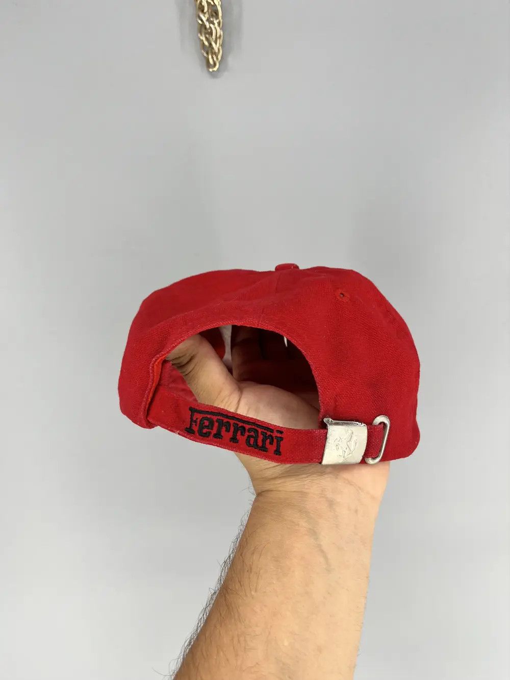 Ferrari Y2k Vintage Ferrari Racing Formula One Red Hype Hat Cap Size ONE SIZE - 4 Thumbnail