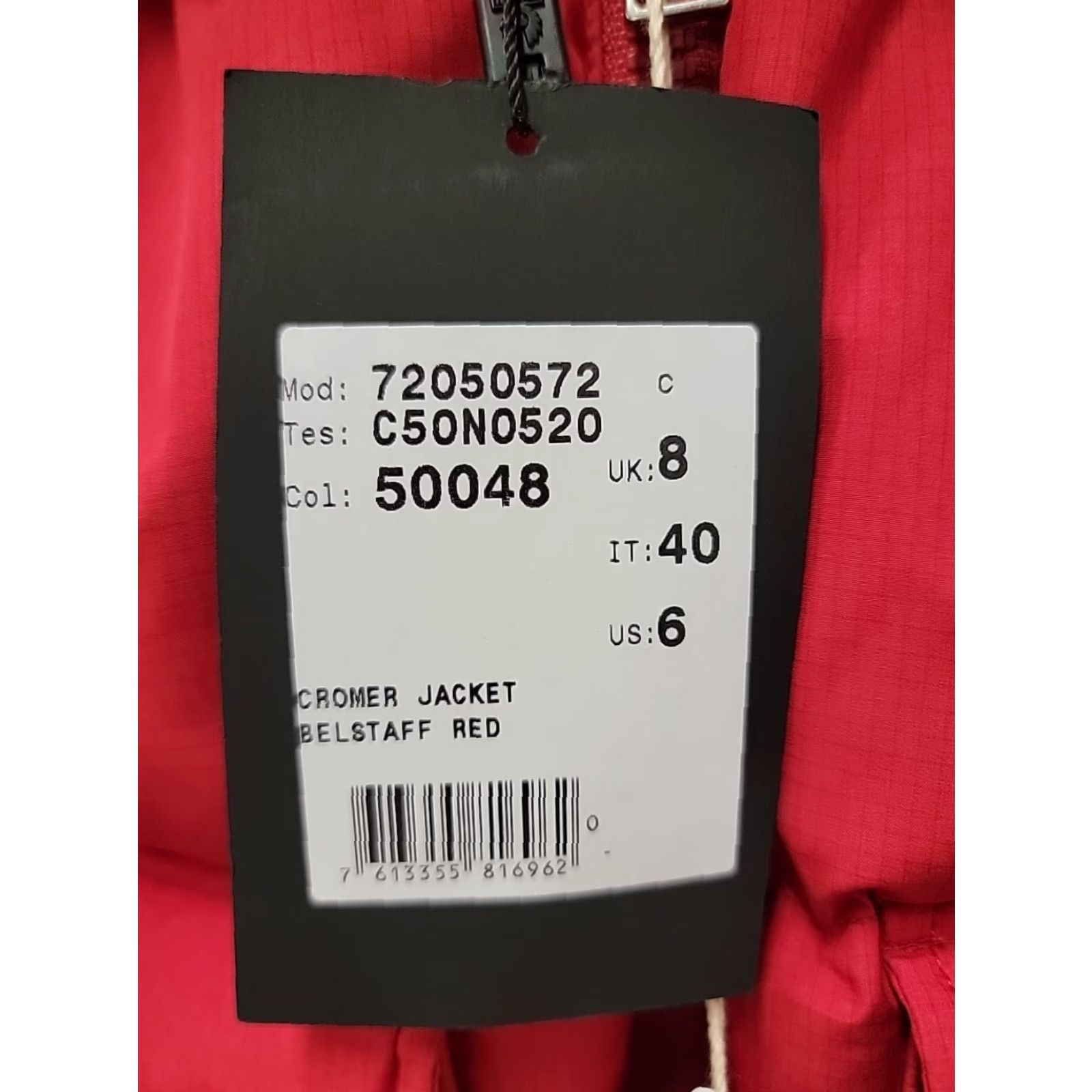 Belstaff VINTAGE NWT Belstaff Cromer Jacket Down Hooded Red Womens US 6 Puffer Jacket Belstaff Cromer Size M / US 6-8 / IT 42-44 - 3 Thumbnail