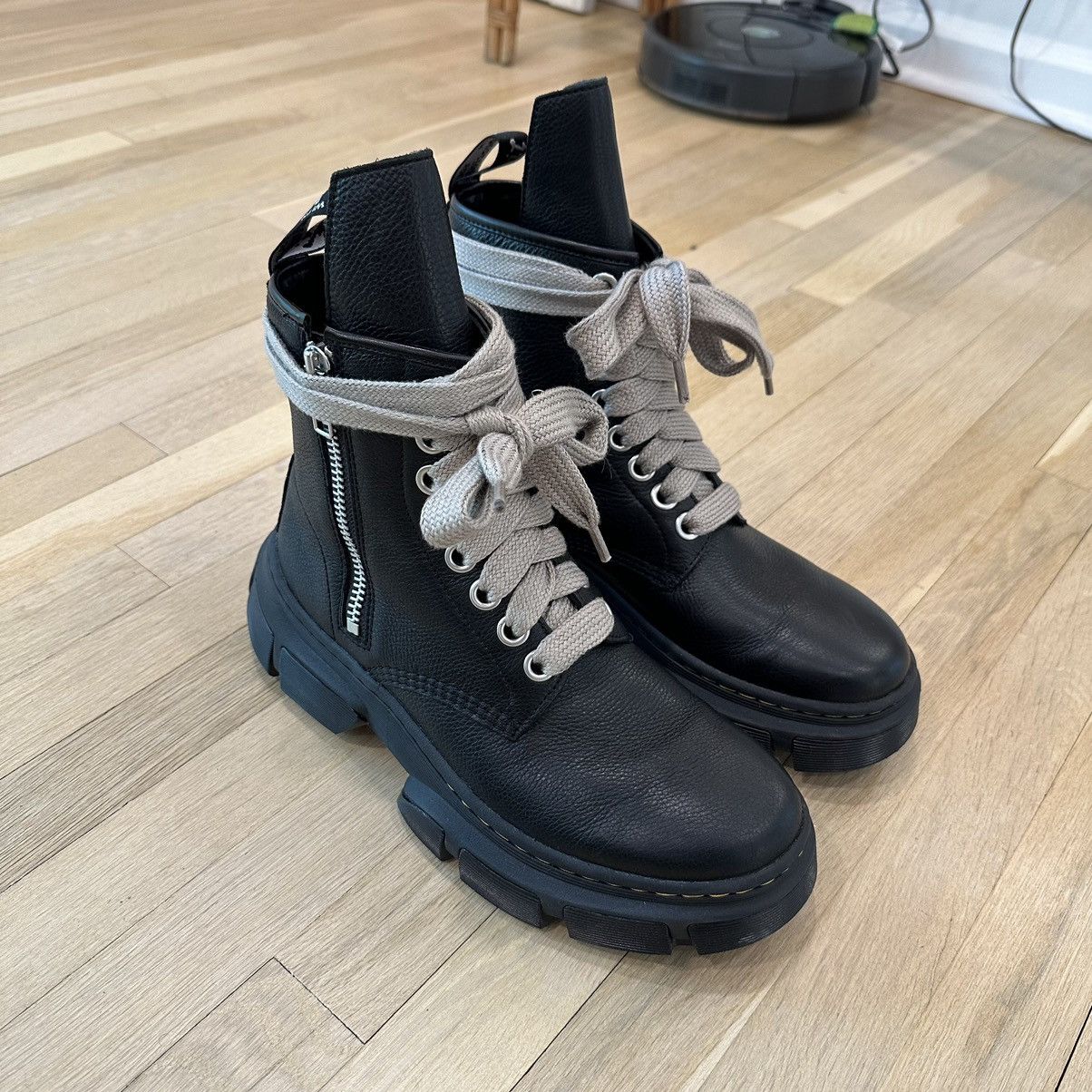 Rick Owens [NEW]18FW SISYPHUS LACE UP TRACTOR BOOTS IT42 | Grailed