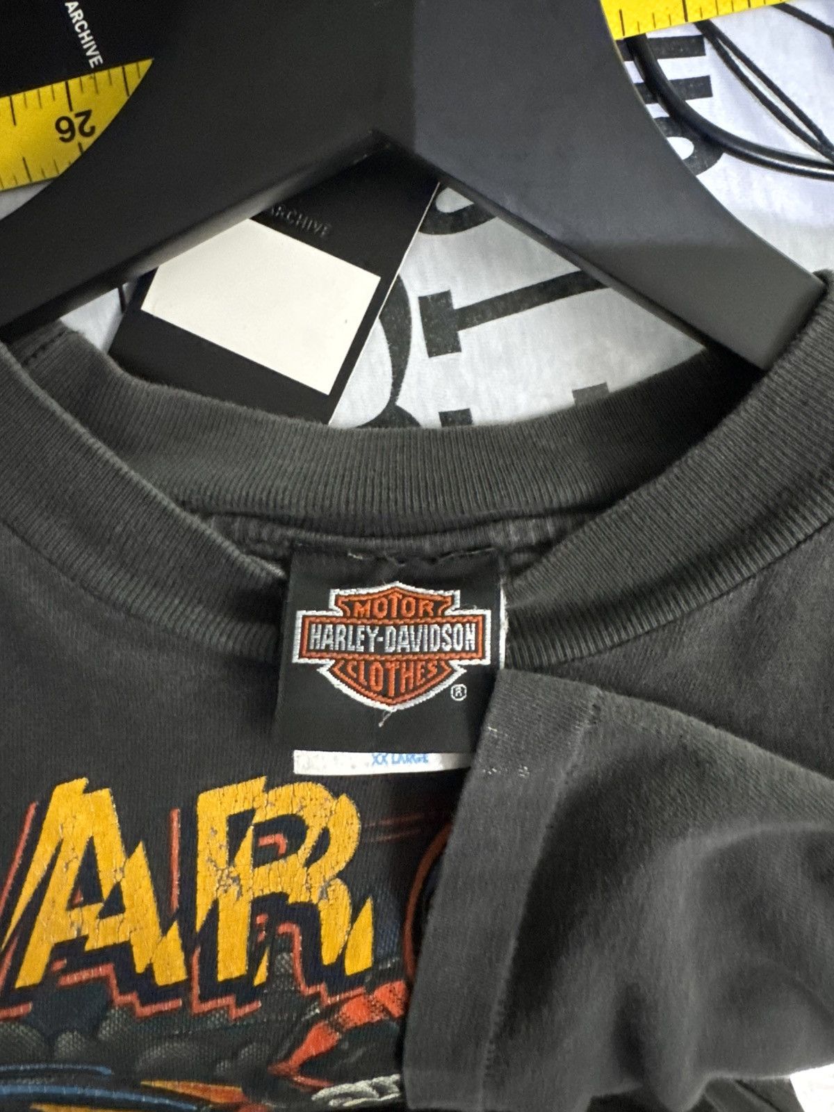 Harley Davidson Vintage 1993 Harley Davidson Fear Not Tee Size US XXL / EU 58 / 5 - 7 Thumbnail