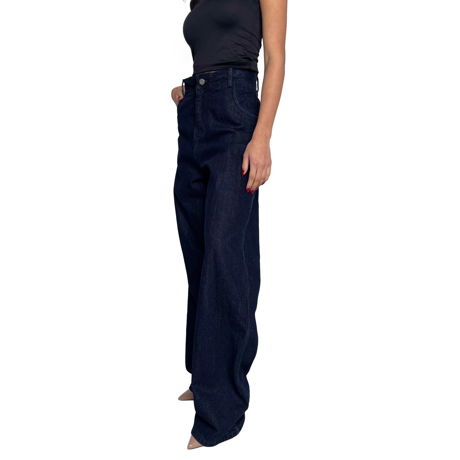 Christopher Esber Dark Blue Denim Jeans Size 32" / US 10 / IT 46 - 4 Thumbnail