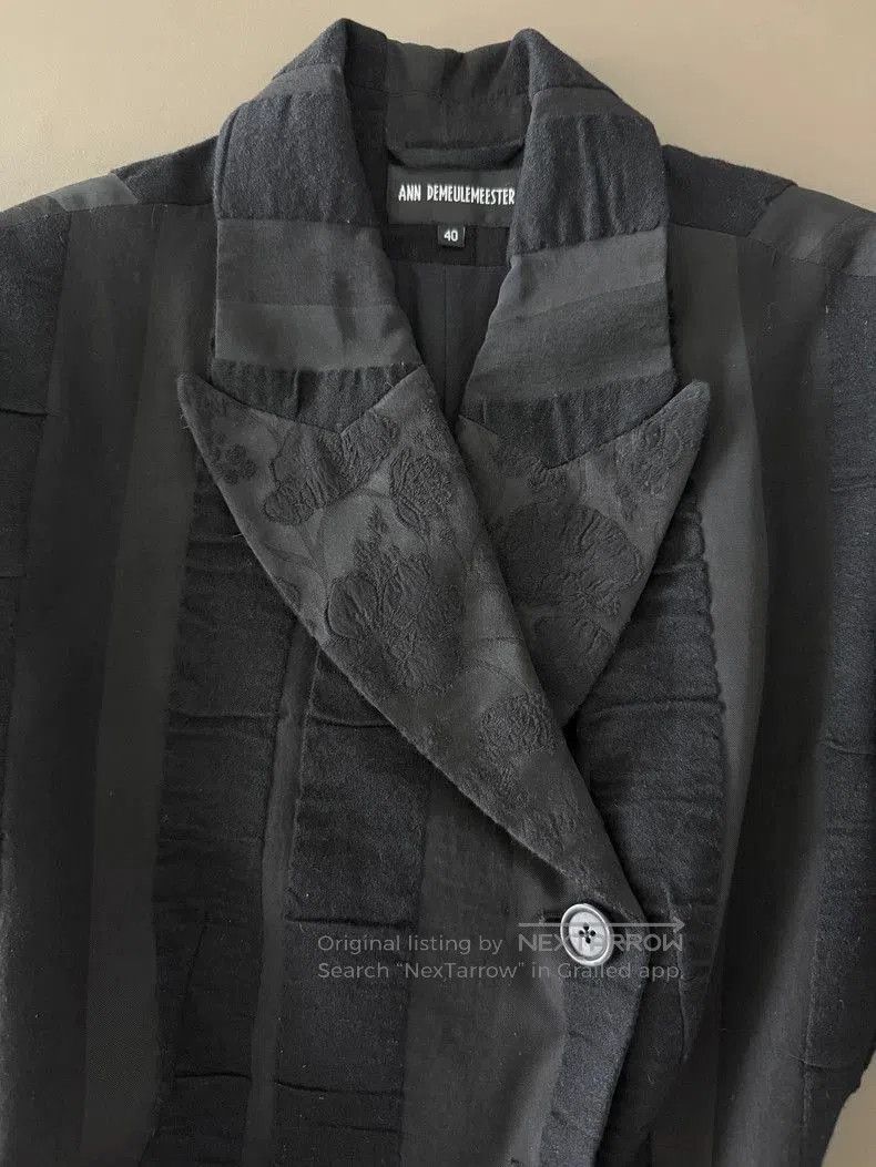 Ann Demeulemeester Ann Demeulemeester Black Wool Blazer. Size US M / EU 48-50 / 2 - 2 Thumbnail