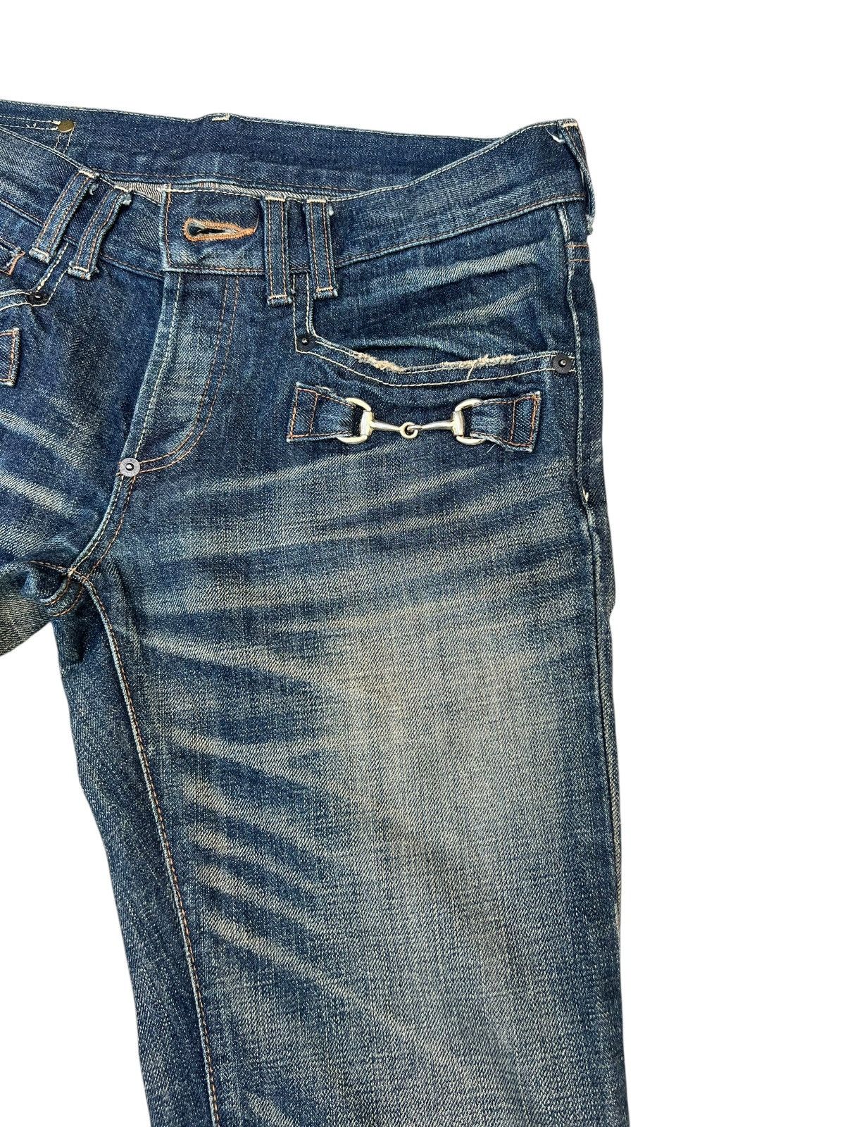 BUFFALO BOBS Vintage Buffalo Jeans Distressed Mud Denim Bootcut Jeans Size US 30 / EU 46 - 9 Thumbnail