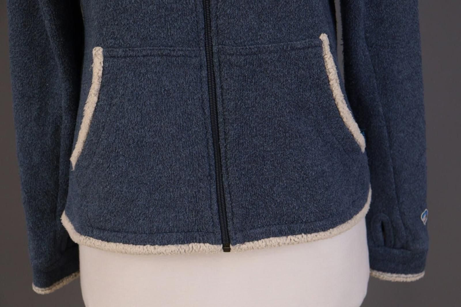 Kuhl Kuhl Blue Alfpaca Fleece Full Zip Hooded Fur Jacket Size S Size S / US 4 / IT 40 - 3 Thumbnail