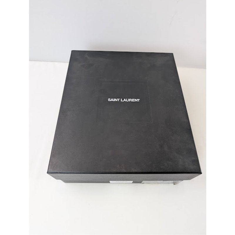 Saint Laurent Paris o1rshd1 Leather Shezan Wyatt 30 Chelsea Boots in Nero Size US 10.5 / EU 43-44 - 23 Thumbnail