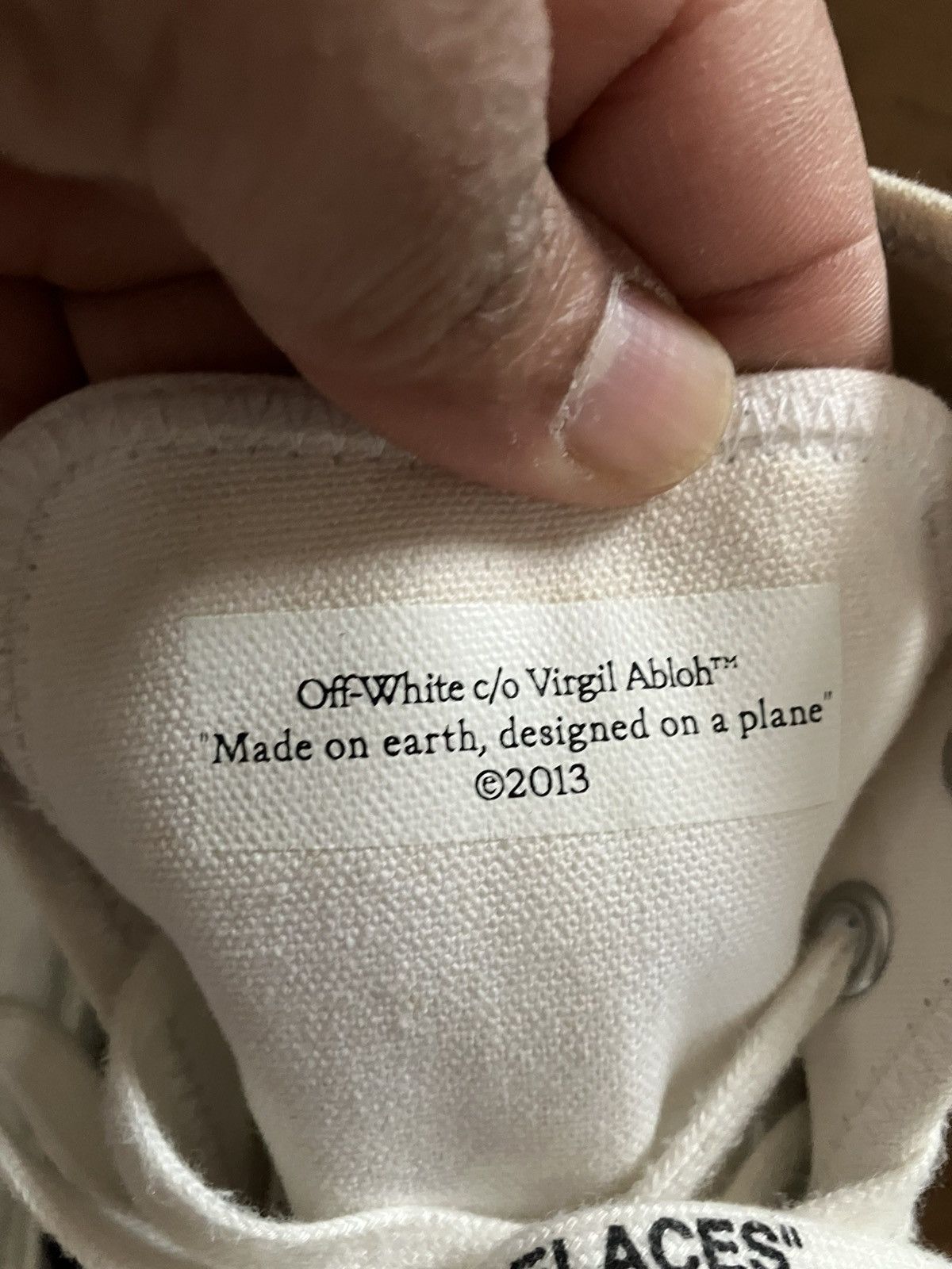 Off-White Off-White Mid Top Vulcanized Men’s Shoes Size 41/8 Size US 8 / EU 41 - 2 Thumbnail